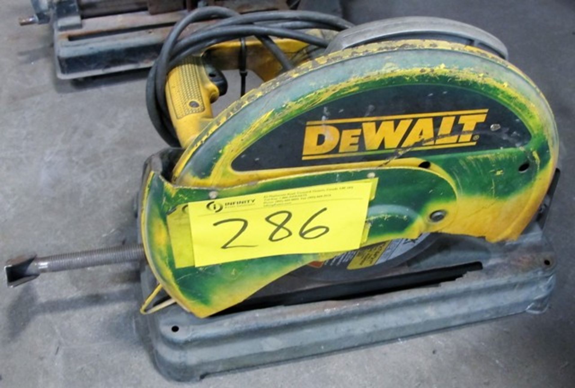 DEWALT 14" CUTOFF SAW