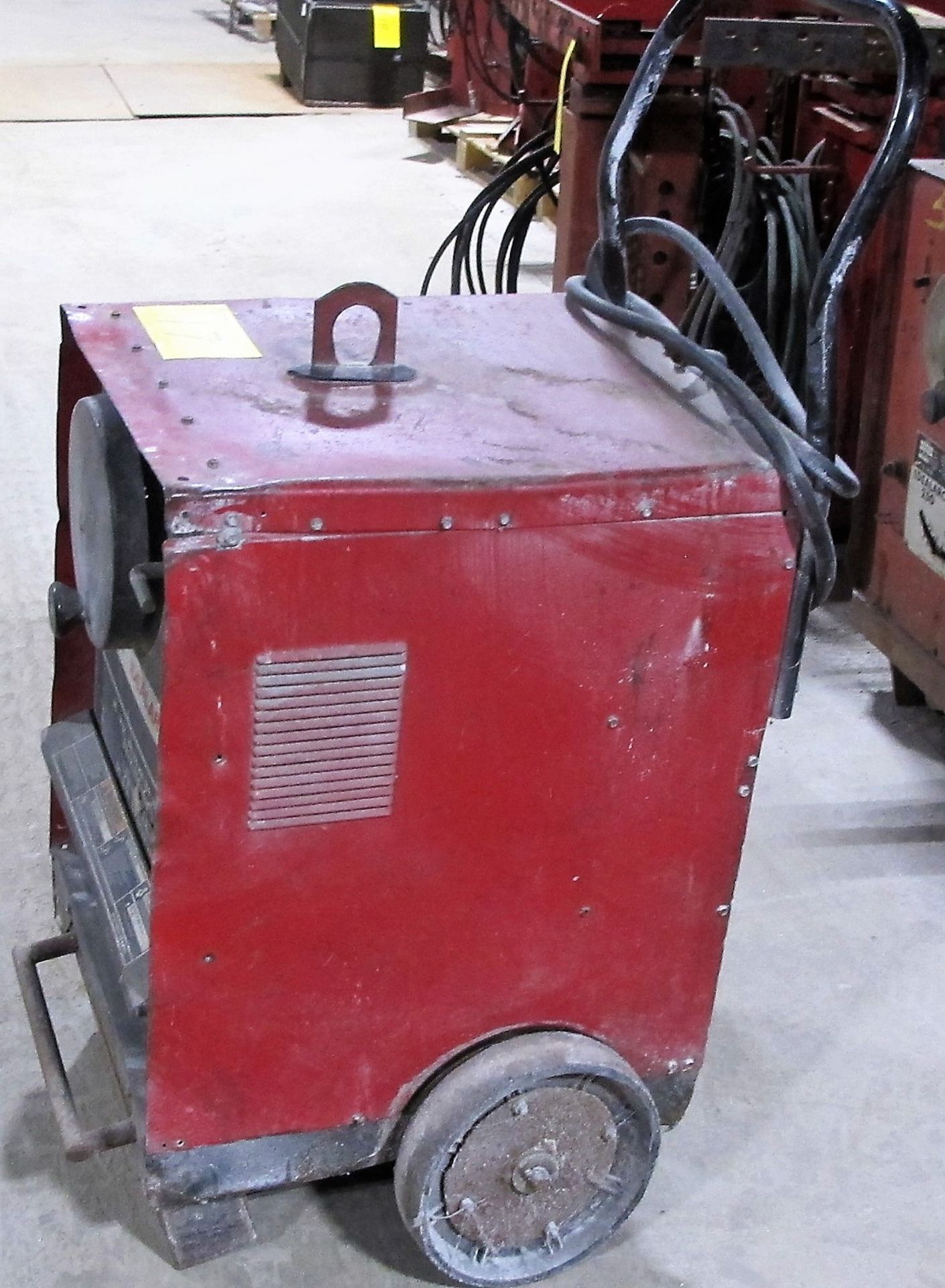 LINCOLN ELECTRIC IDEAL ARC 250 WELDER ON CART W/POWER CABLE, S/N 1951015 - Image 3 of 4