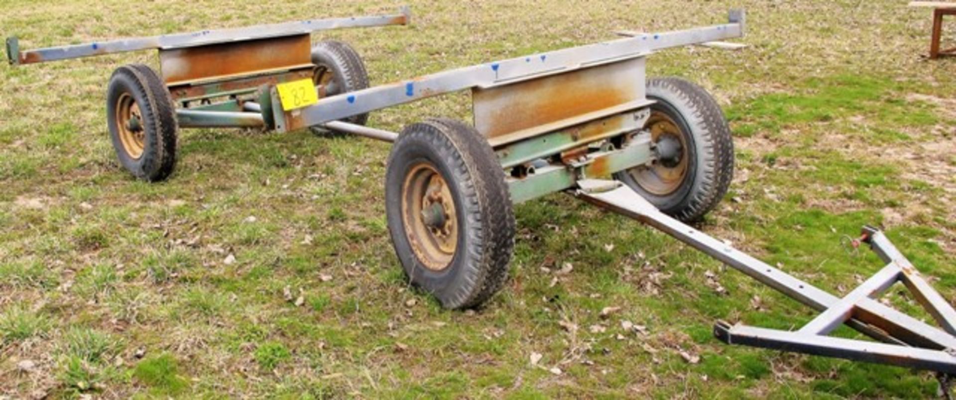 DUAL AXLE STEEL/PIPE TRANSFER TRAILER