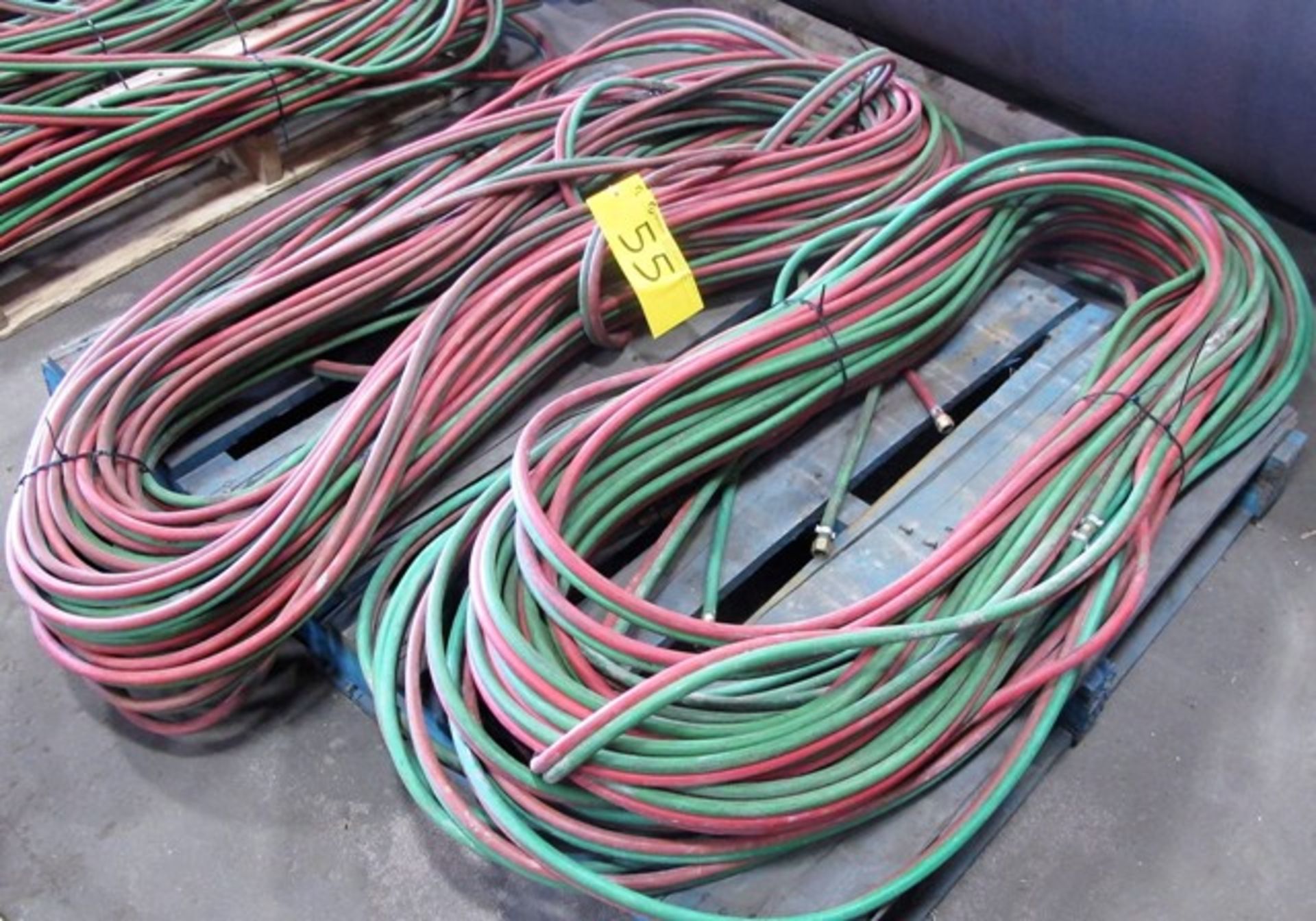 LOT OF (2) WELDING GAS HOSES