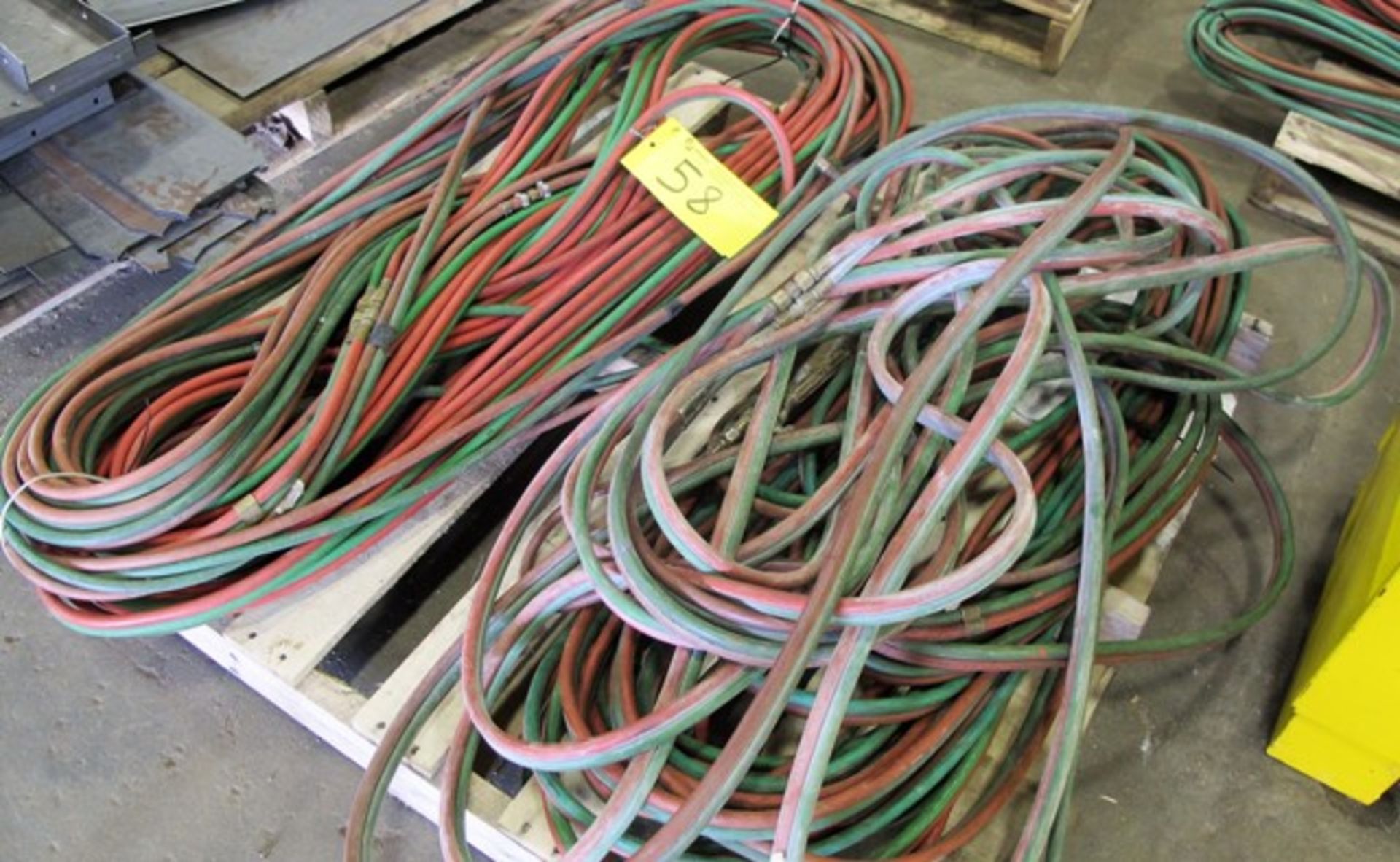 LOT OF (3) WELDING GAS HOSES