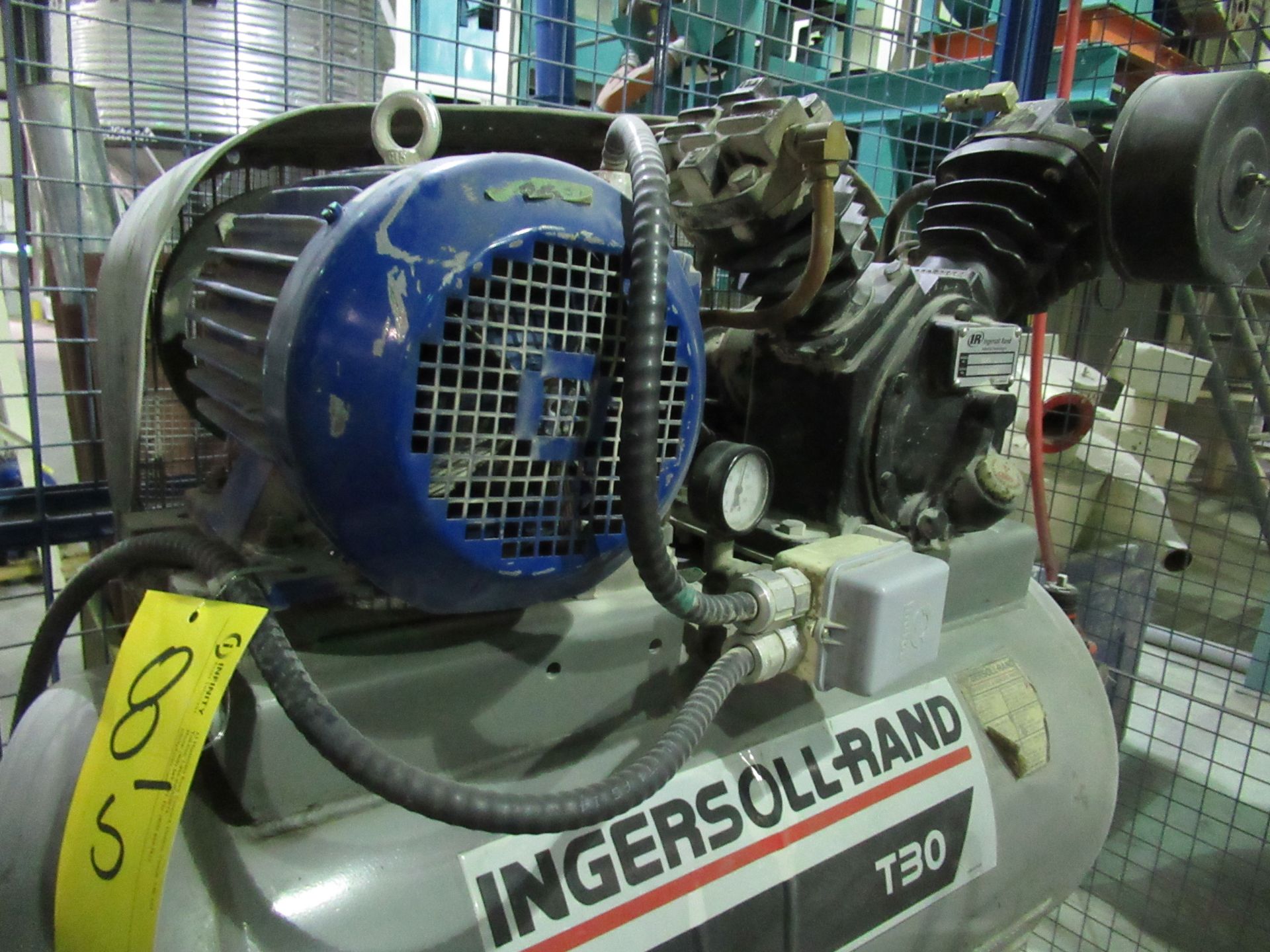 INGERSOL-RAND T-30, 150 LITRE CAP. AIR COMPRESSOR - Image 2 of 2