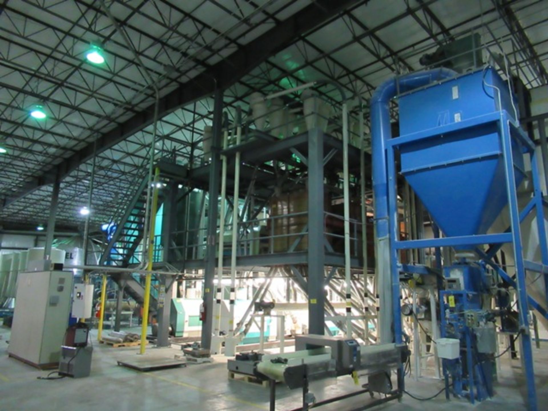 COMPLETE LINE - FLOUR & WHEAT BRAN 100-TON PER DAY CAPACITY MILLING SYSTEM. (CONSISTING OF LOTS