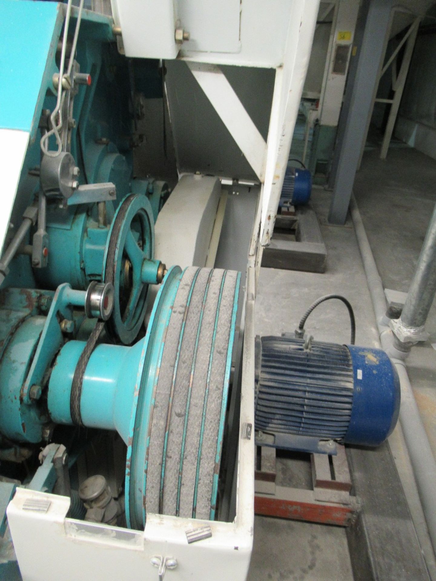 2001 INDOPOL MM-1PRM04, 40"X10" APPROX. DOUBLE ROLLER GRINDING MILL, 2 - 10 HP MOTORS S/N: 225 (NO - Image 4 of 5