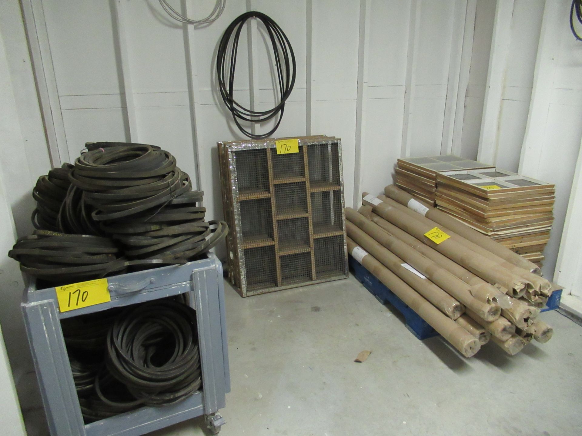 LOT CONTENTS OF PARTS ROOM - ELECTRICAL PARTS, NUTS, BOLTS, SHELVING, ETC. - Image 2 of 2