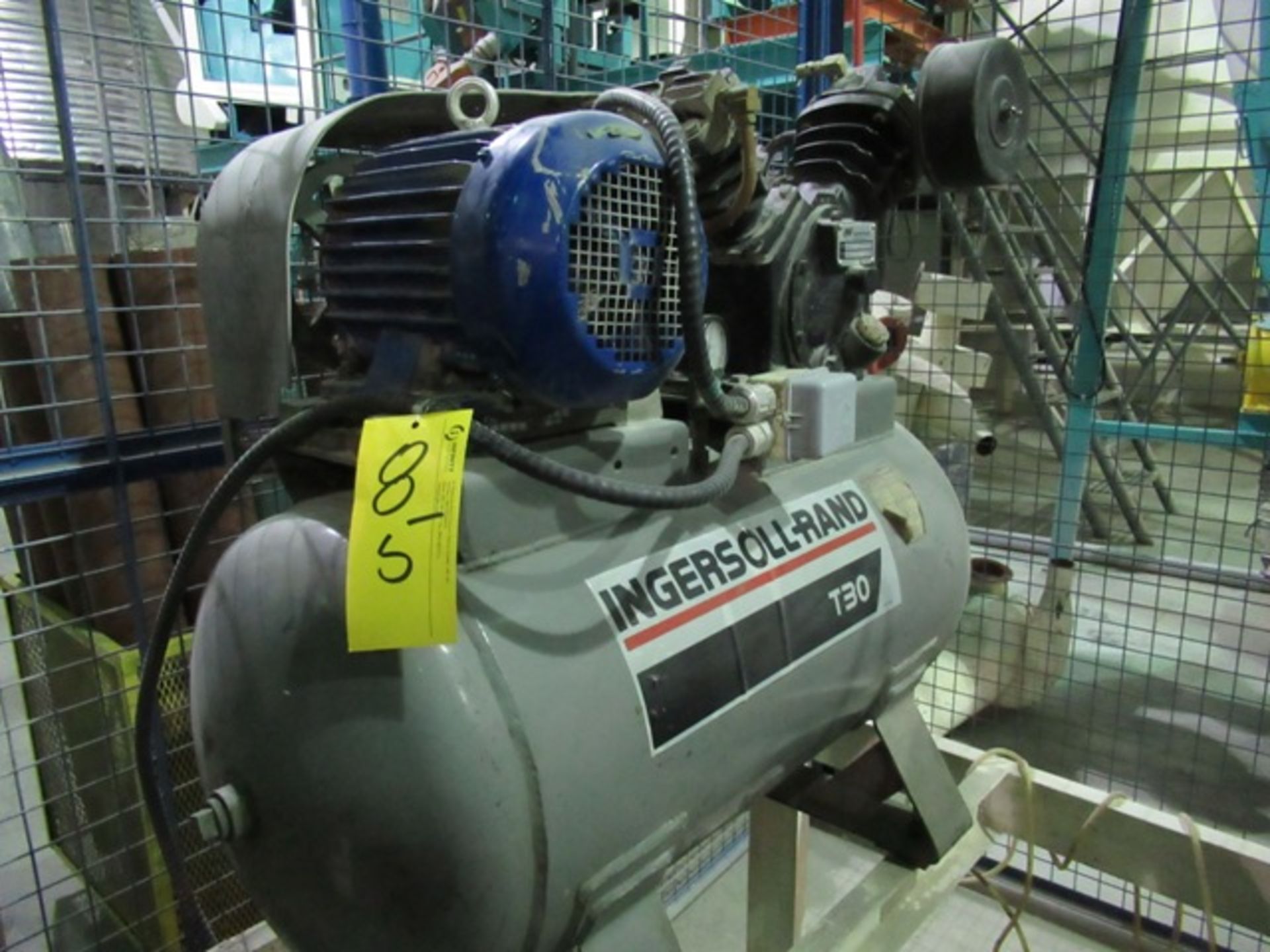 INGERSOL-RAND T-30, 150 LITRE CAP. AIR COMPRESSOR