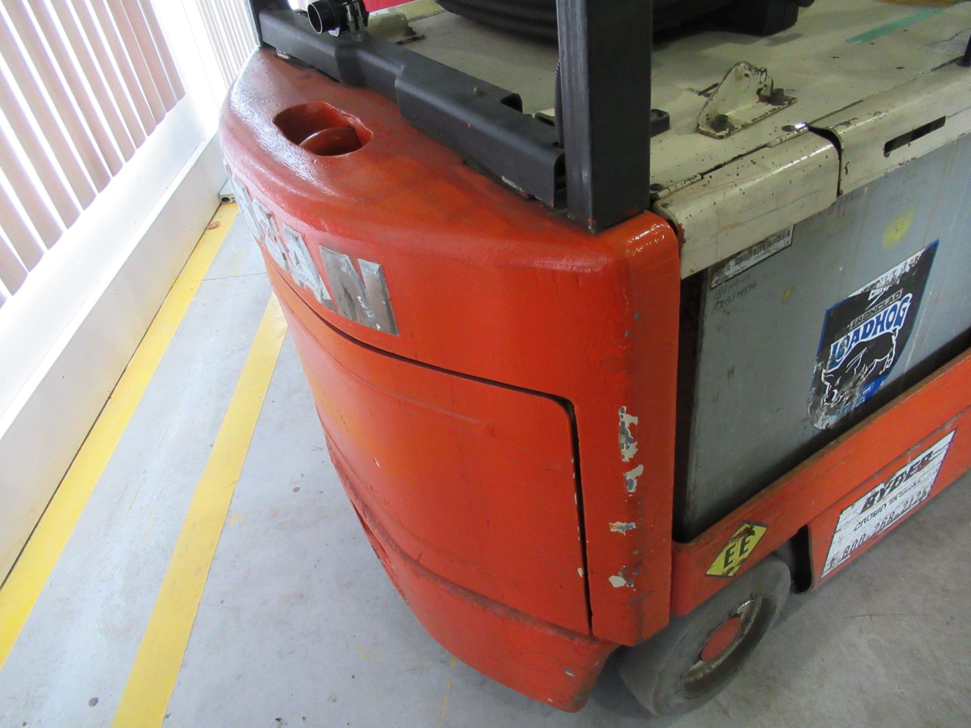 NISSAN CWP02L18E, 4,750#, 3-STAGE ELECTRIC FORKLIFT W/SIDESHIFT S/N: CW1P01-GB0049 (NO CHARGER) - Image 4 of 4