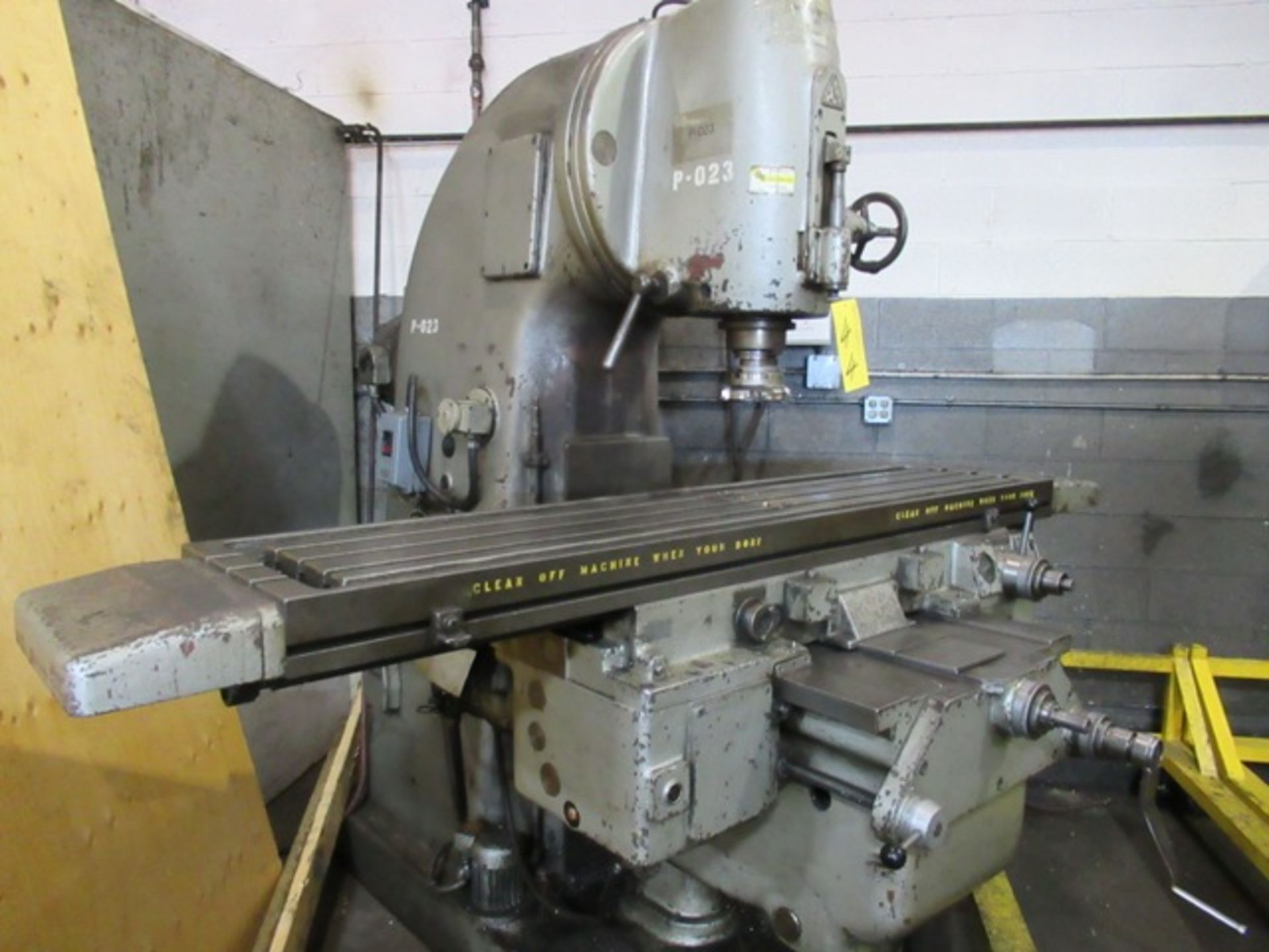 TOS FAV5 17"X79" VERT MILLING MACHINE SN 3-2531 - Image 2 of 2