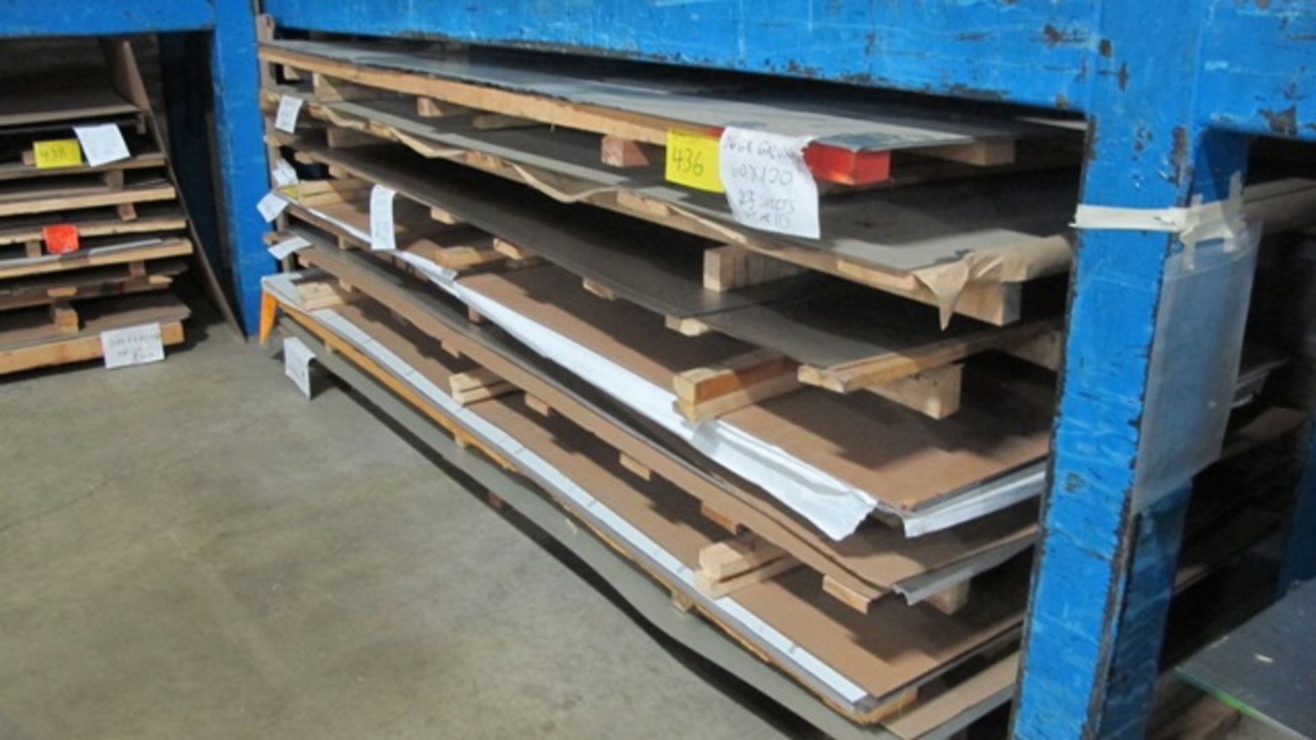 STACK OF SHEET METAL (7 LEVELS)