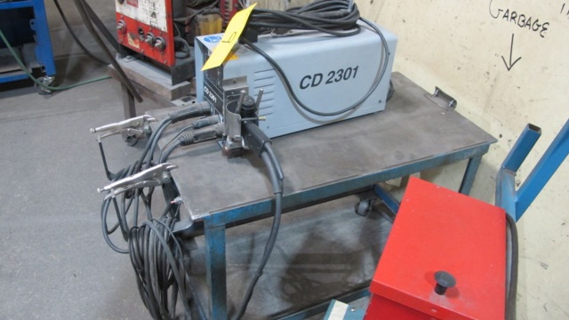 HBS CD 2301 STUD WELDER ON CART W/CABLES - Image 3 of 3