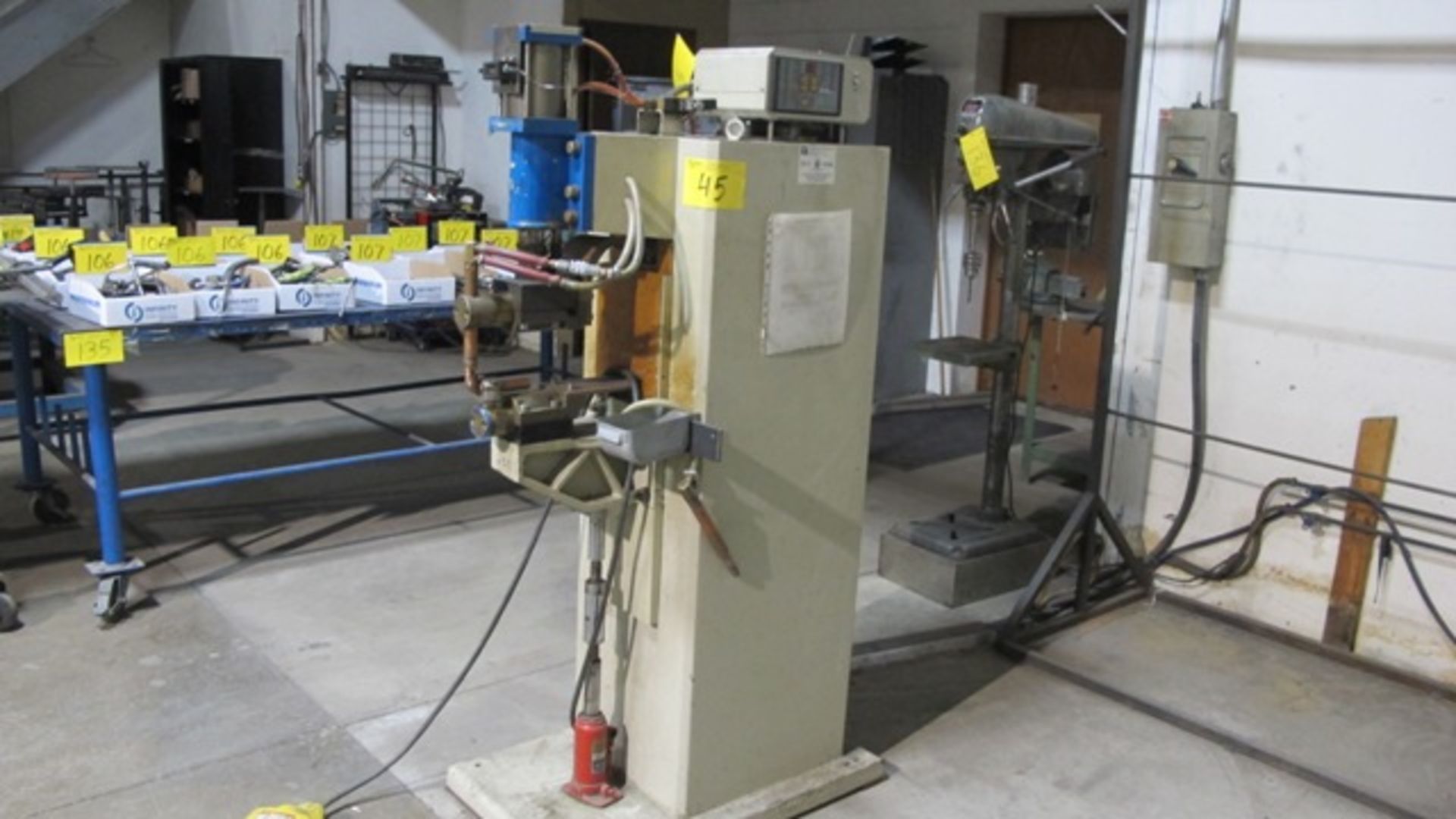 RAINBOW ELECTRONICS RE-50 SPOT WELDER, 50 KVA, TE90 MARK II CONTROL, S/N 10011119 - Image 2 of 3