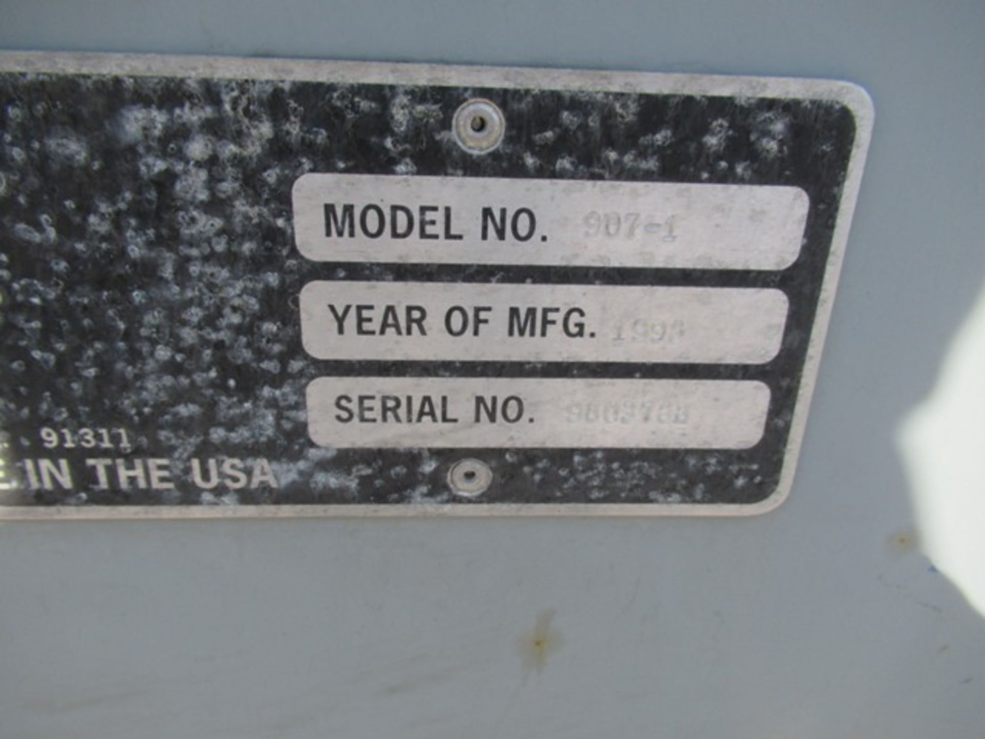 1996 FADAL MODEL 907-1 VERTICAL MACHINING CENTER, S/N 9803788 (NOTE: MACHINE AS-IS) - Image 4 of 5