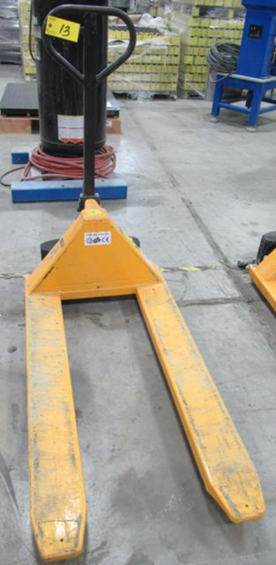 ULINE MODEL 1785 SCISSORLIFT PALLET TRUCK, 2200 LBS CAP.