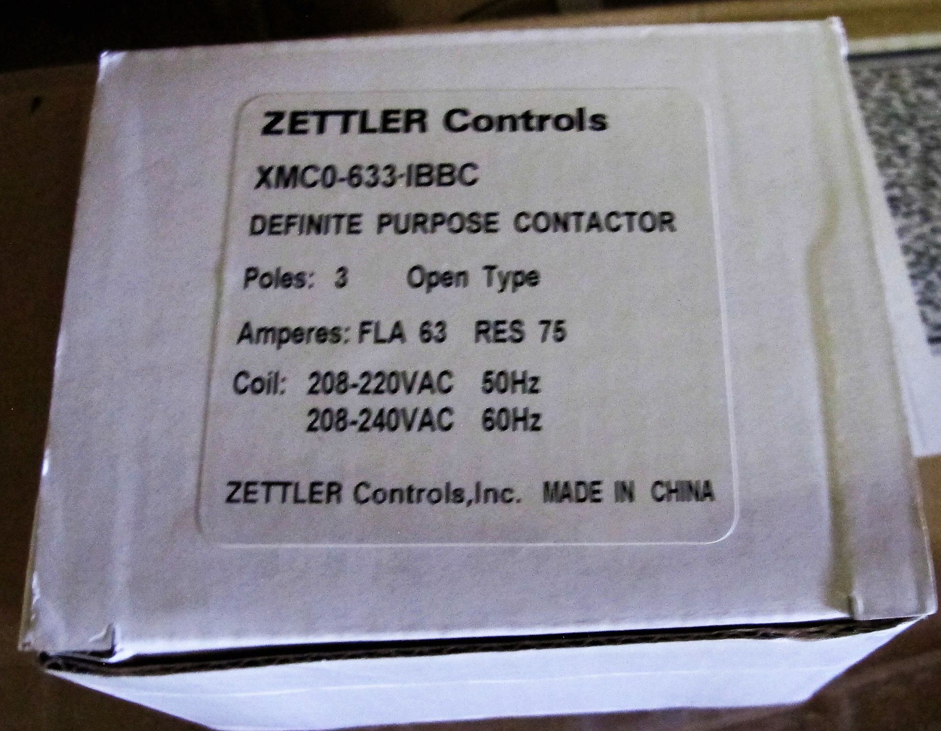 PALLET OF ASST. ZETTLER CONTROLS DEFINITE PURPOSE CONTACTORS (ON RACKING) - Image 2 of 2