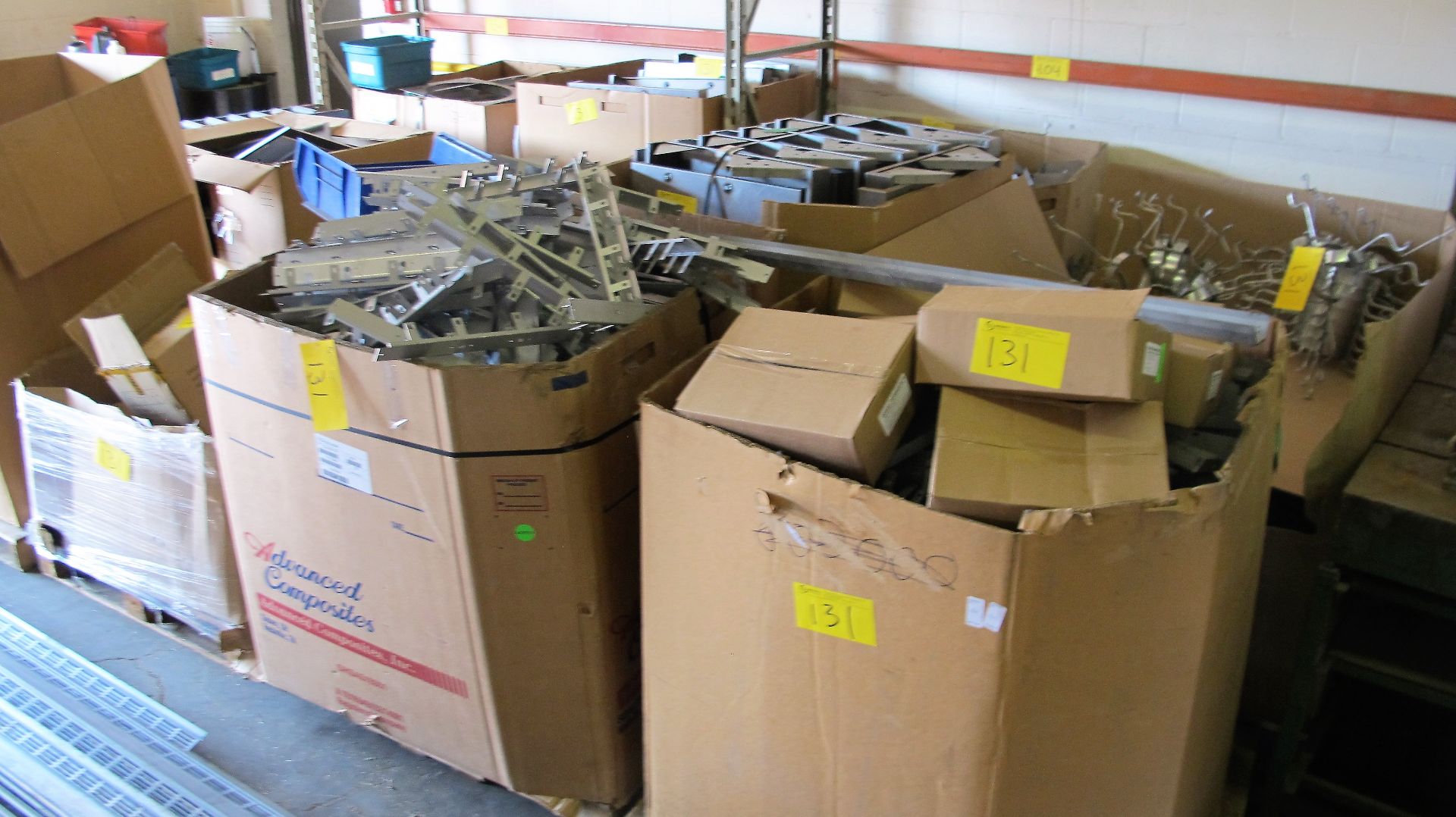 LOT OF (20) PALLETS OF ASST. METAL COMPONENTS, FIXTURES, ETC. - Image 4 of 7