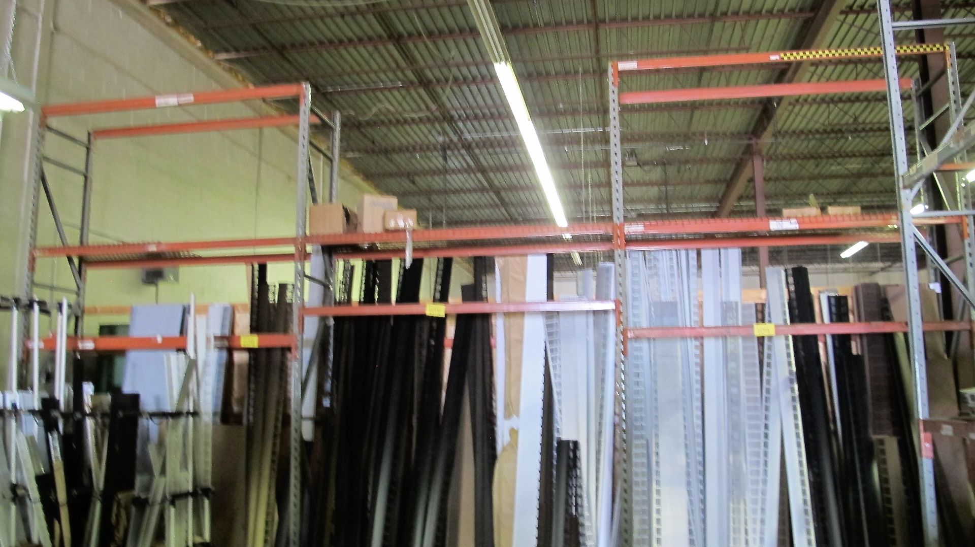 SECTIONS OF APPROX. 9'L X 13'H X 32"D PALLET RACKING W/ APPROX. (188) CROSSBEAMS - Image 4 of 5