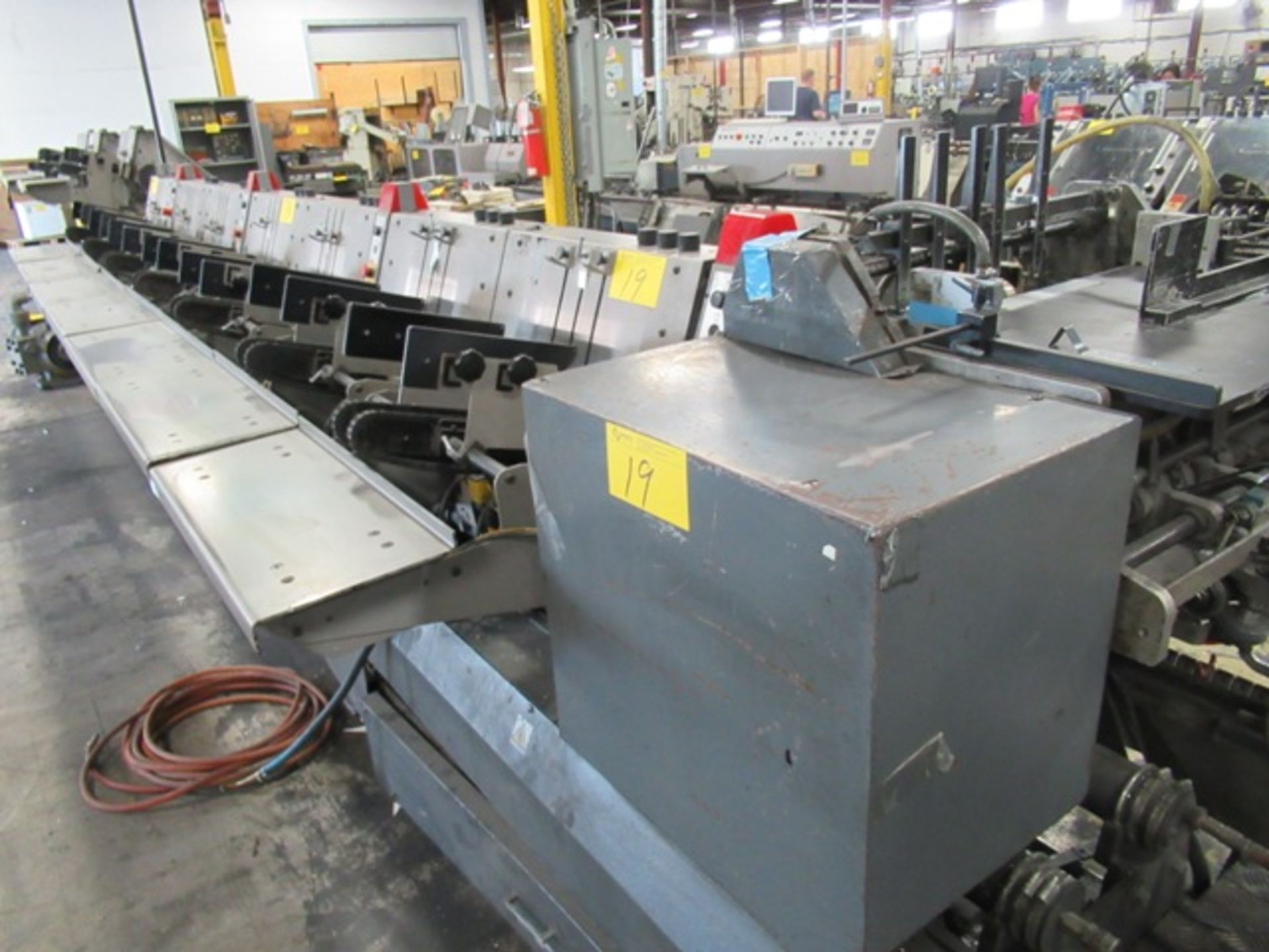 HEIDELBERG PACESETTER 705-6 SADDLESTITCHER, S/N SL-142 W/ GATHERING POCKETS, COVER FEEDER, INK-JET - Image 4 of 13