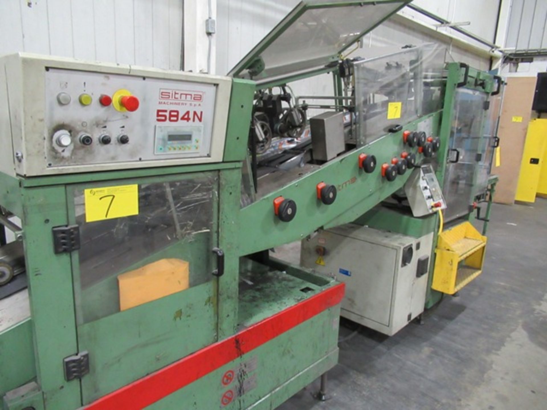 SITMA C80-750 SERIES 33 POLYBAGGING LINE, S/N 850 W/SITMA 835 AF3 CONTINUOUS FEEDER, 565 SHUTTLE - Image 7 of 13