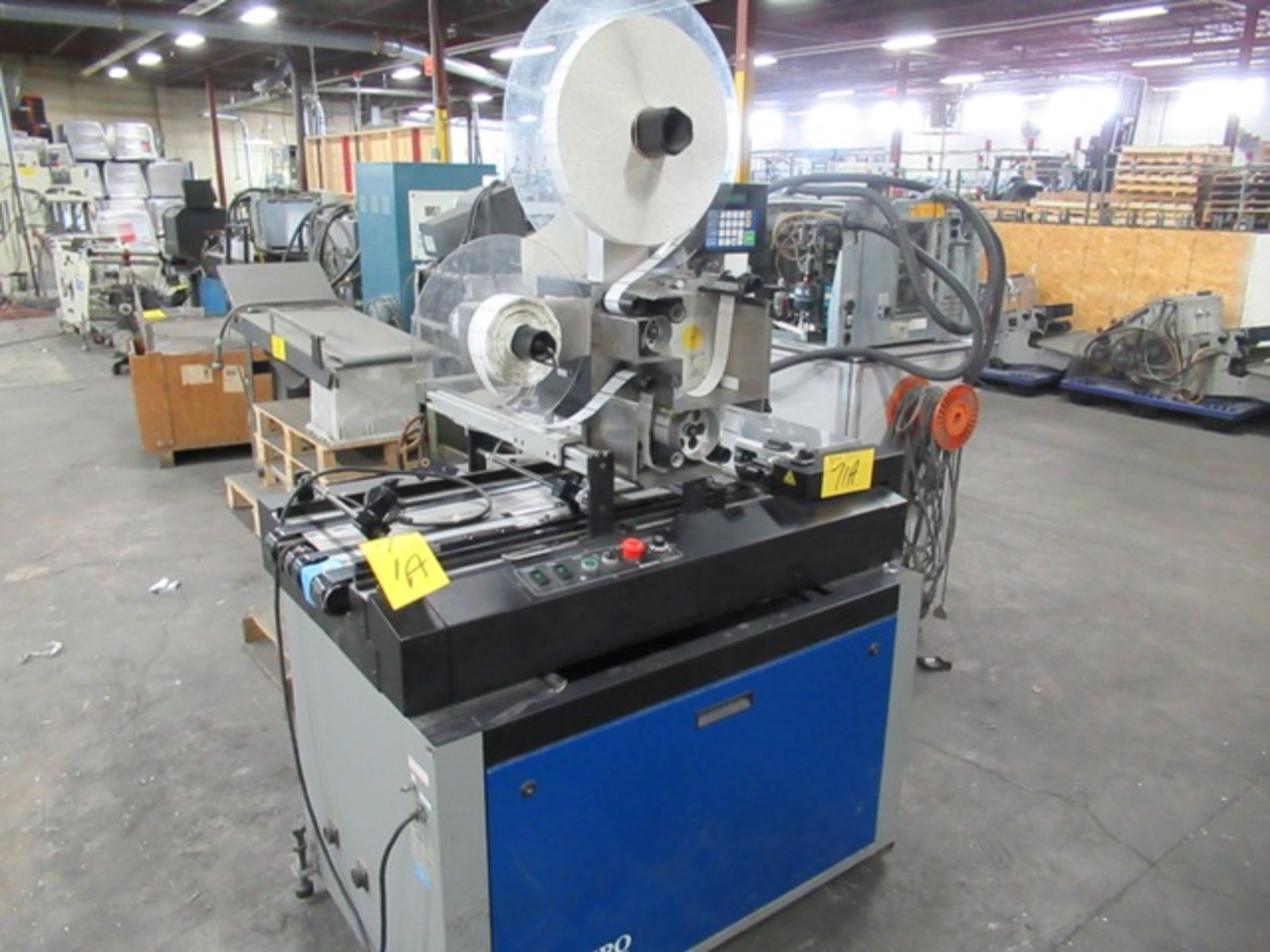 2006 BUSKRO BK 731 CLIP SEAL TABBER MACHINE, S/N 7310506241 W/DIGITAL CONTROL & BK730A BASE S/N