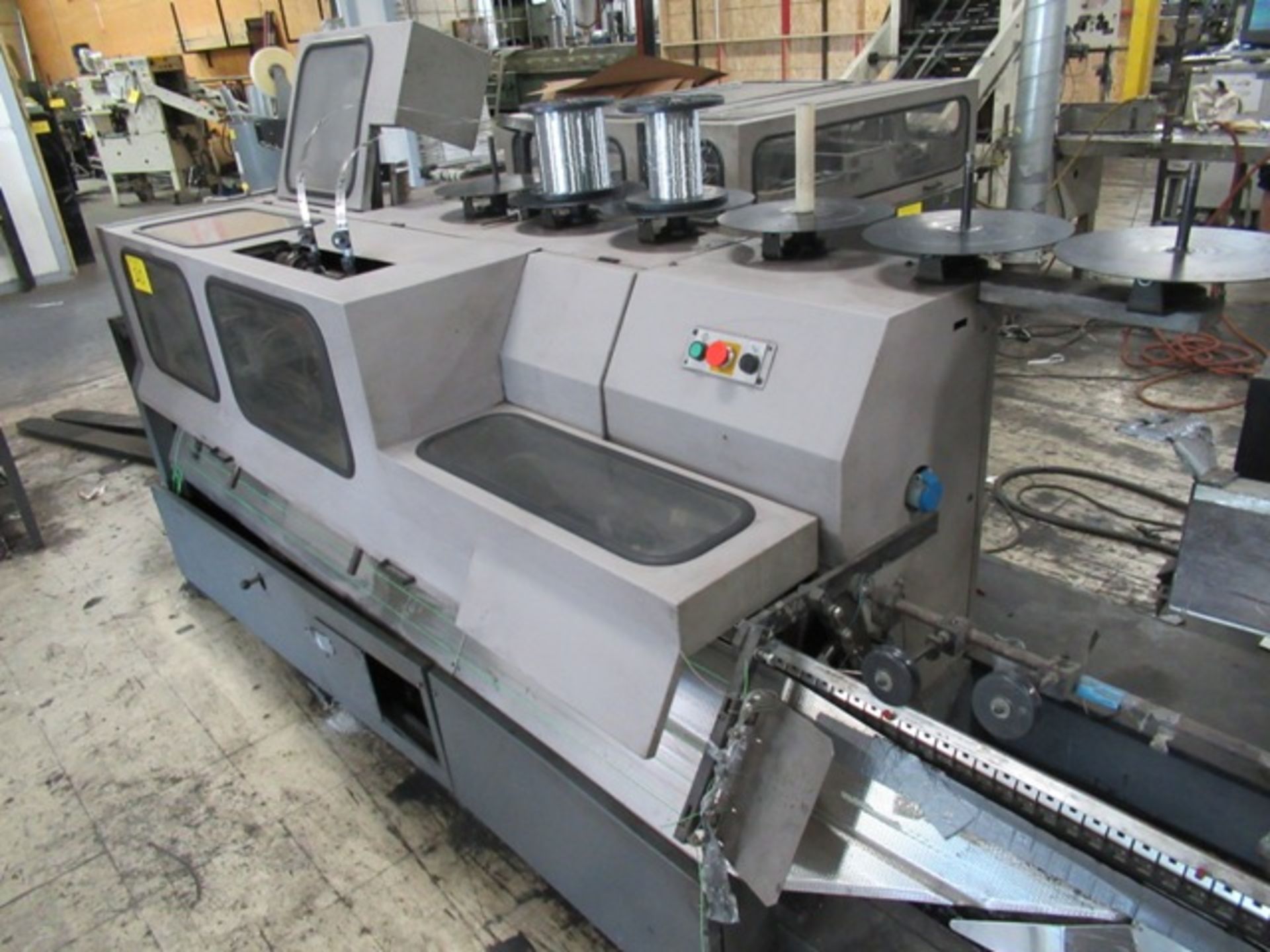 HEIDELBERG PACESETTER 705-12 SADDLESTITCHER, S/N SL-113 W/ 2 COVER FEEDERS, 4 GATHERING POCKETS, - Image 6 of 13