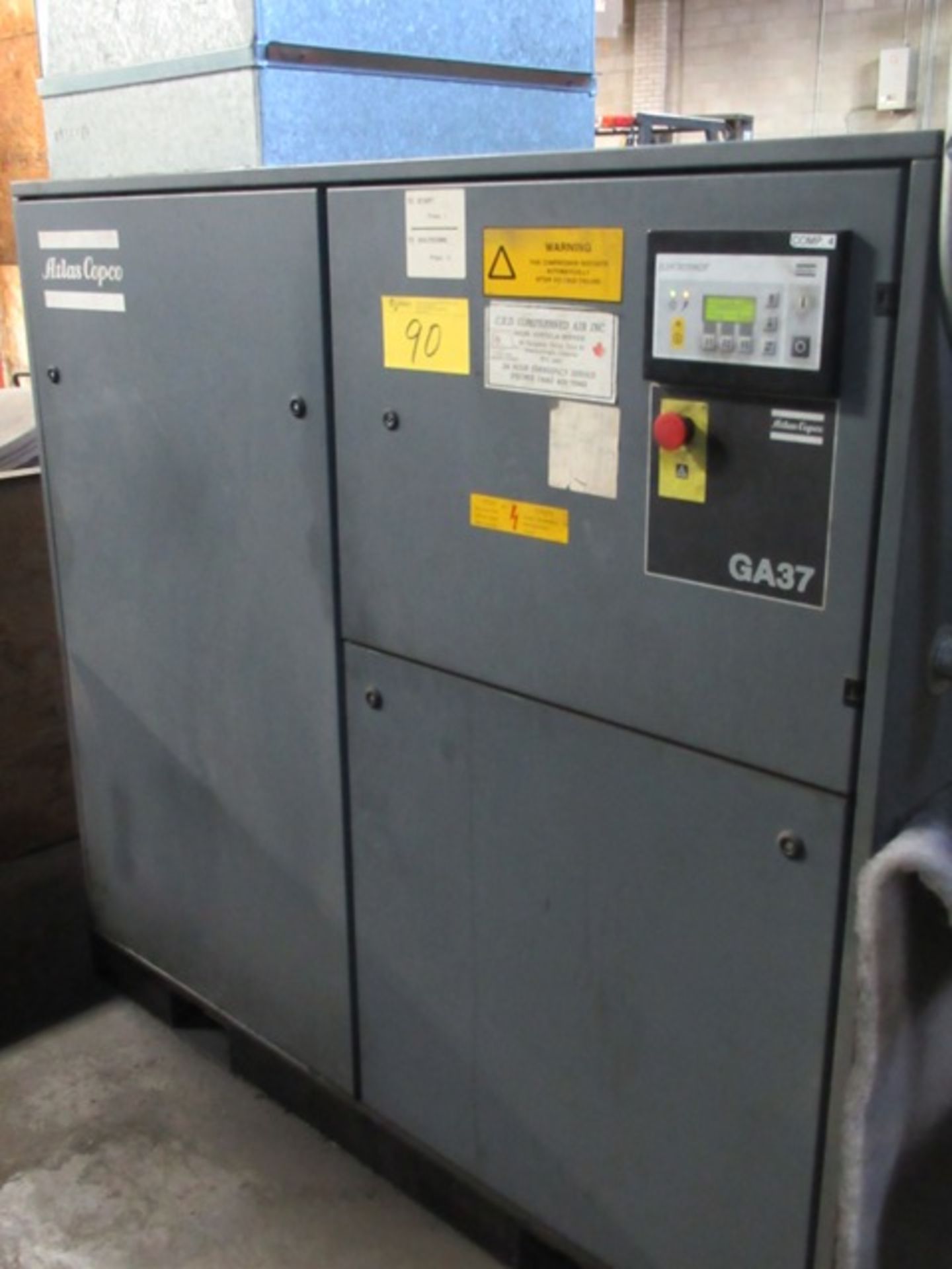 ATLAS COPCO GA37 50HP AIR COMPRESSOR W/ELEKTRONIKON CONTROL #2