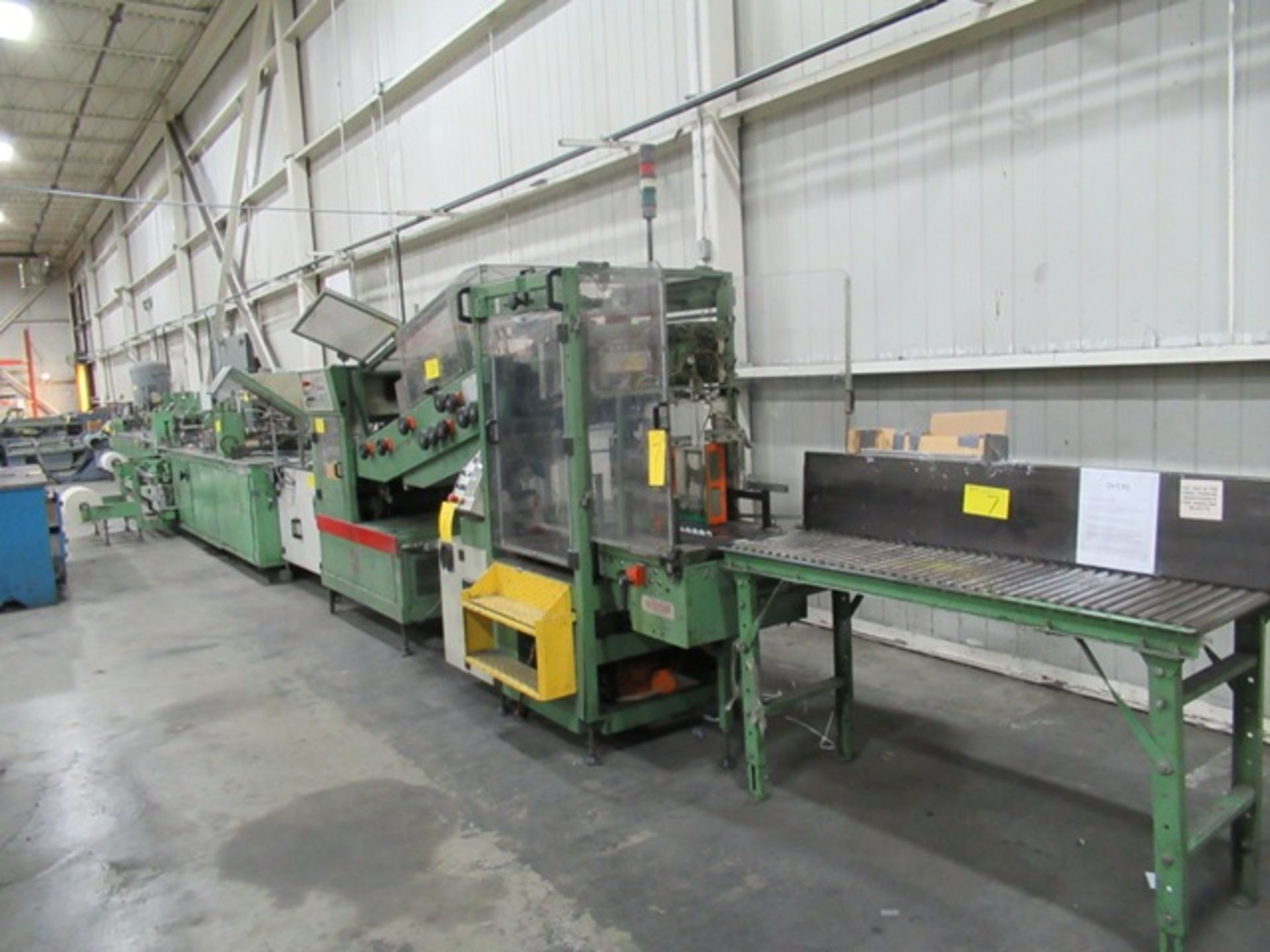 SITMA C80-750 SERIES 33 POLYBAGGING LINE, S/N 850 W/SITMA 835 AF3 CONTINUOUS FEEDER, 565 SHUTTLE