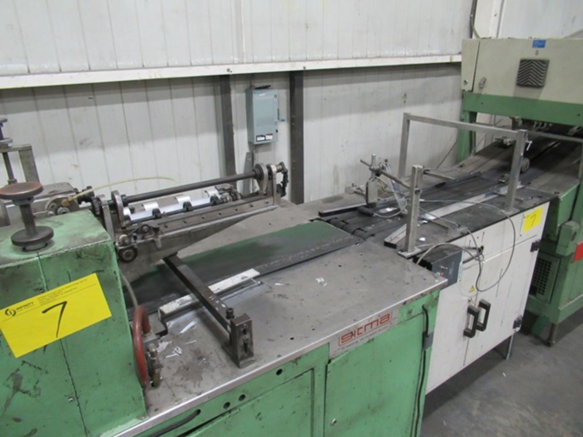 SITMA C80-750 SERIES 33 POLYBAGGING LINE, S/N 850 W/SITMA 835 AF3 CONTINUOUS FEEDER, 565 SHUTTLE - Image 6 of 13