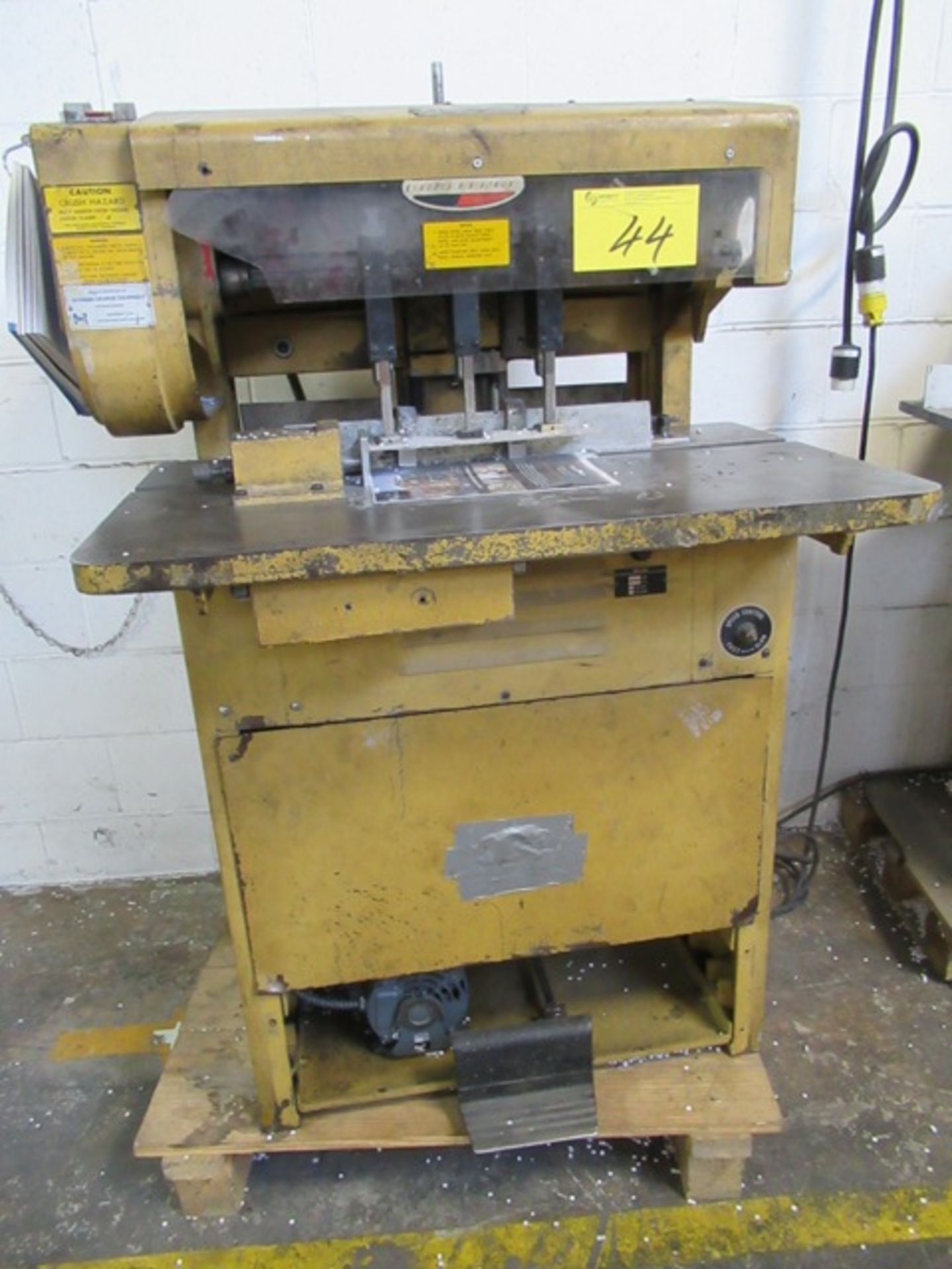 CHALLENGER MS10A MULTI HEAD PAPER DRILL, S/N 44380