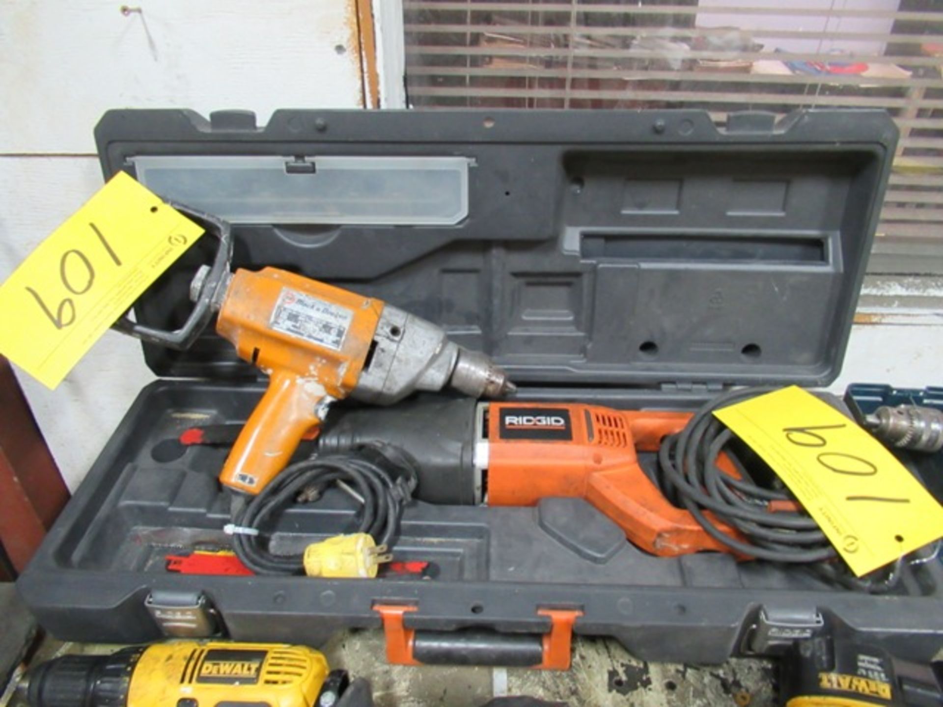 LOT ASST. RIDGID R-3000 SAW Z-ALL & B&D 1/2" DRILL