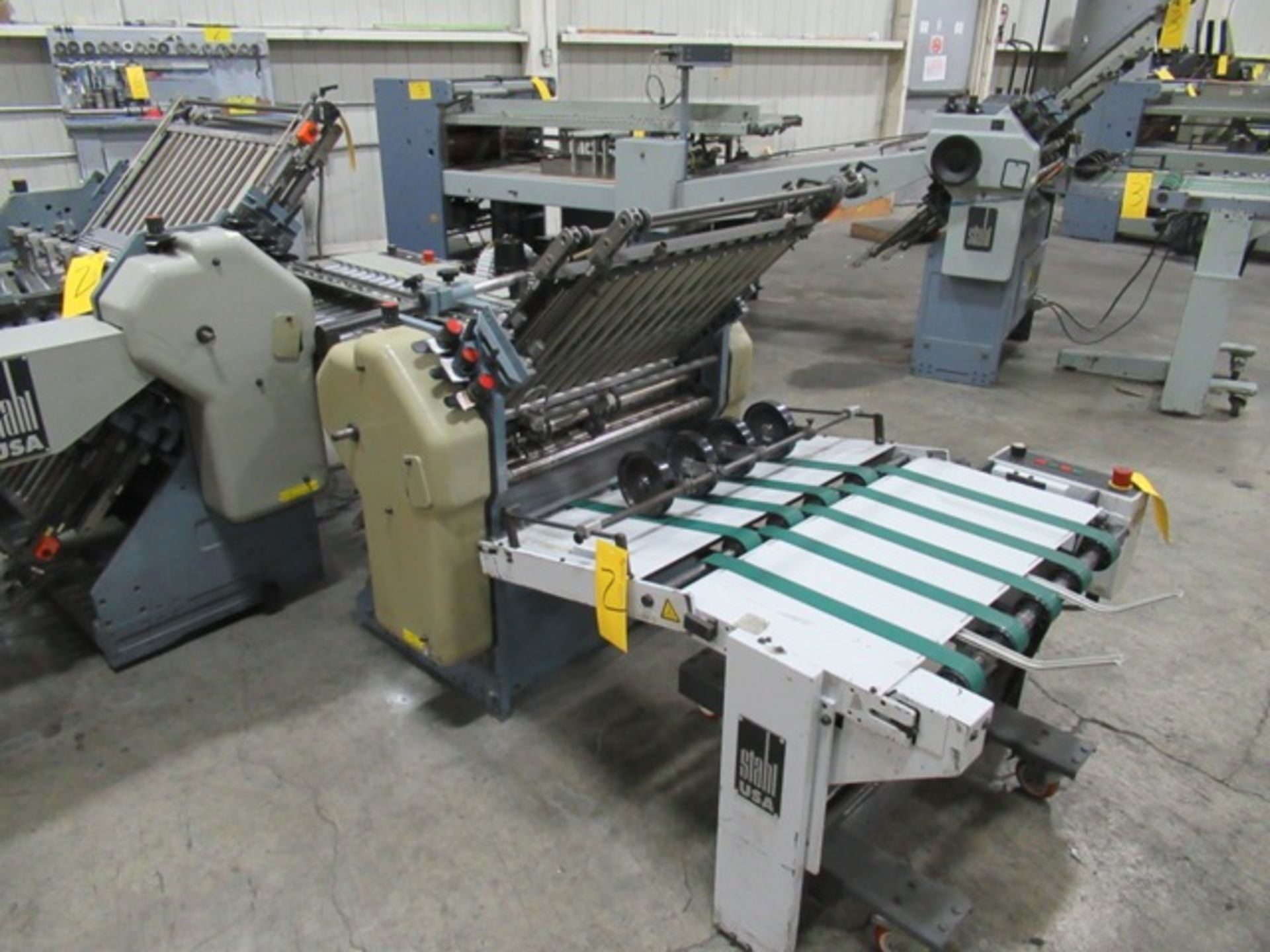 HEIDELBERG STAHL B-30/4 BRD CONTINUOUS FEED FOLDER, S/N 701242-160NE173, W/8 & 16 PG. SECTIONS, 4/ - Image 4 of 6