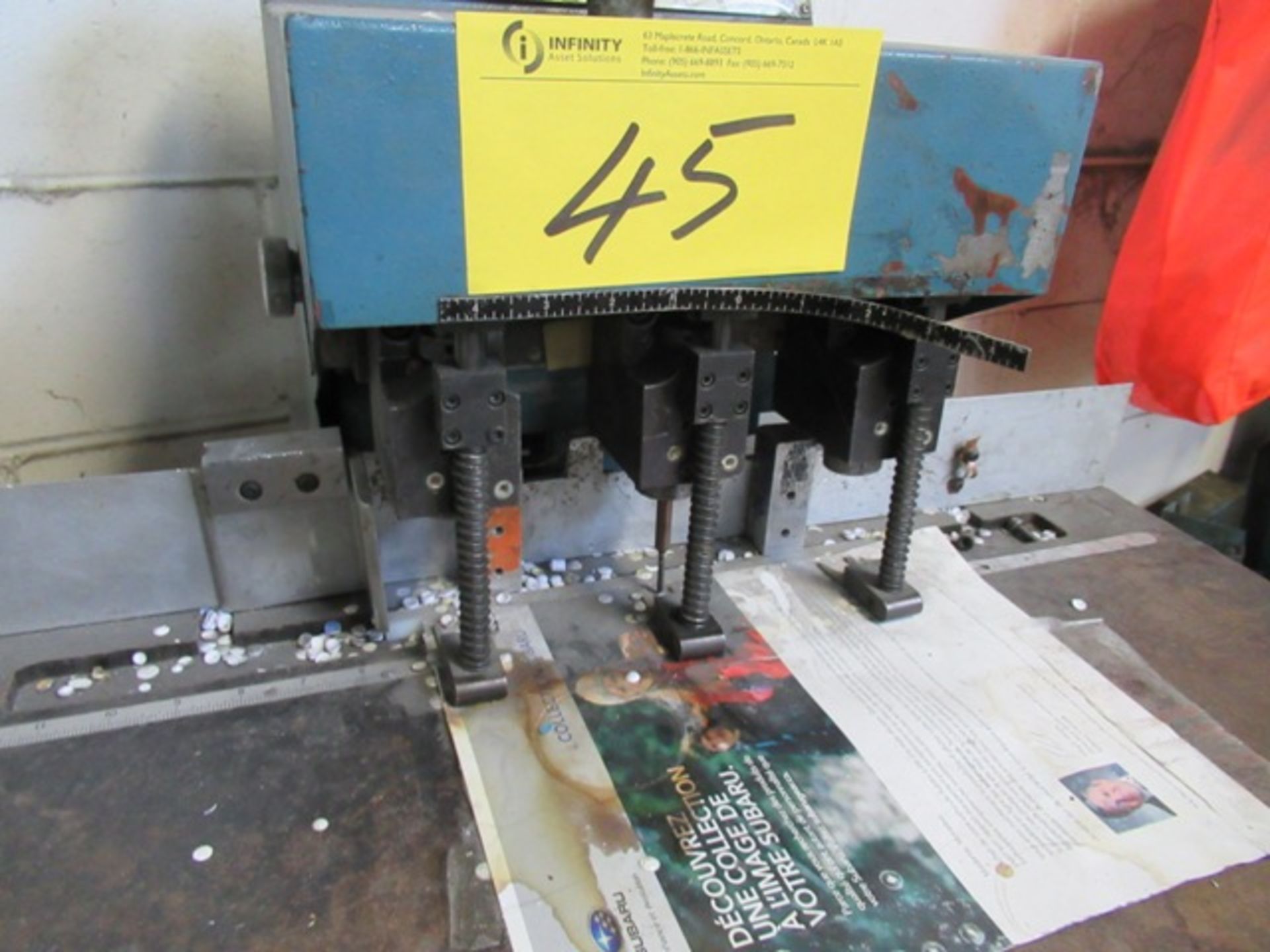 DEXTER-LAWSON TRISTAR 3S MULTI HEAD PAPER DRILL, S/N 873S40K - Image 2 of 2