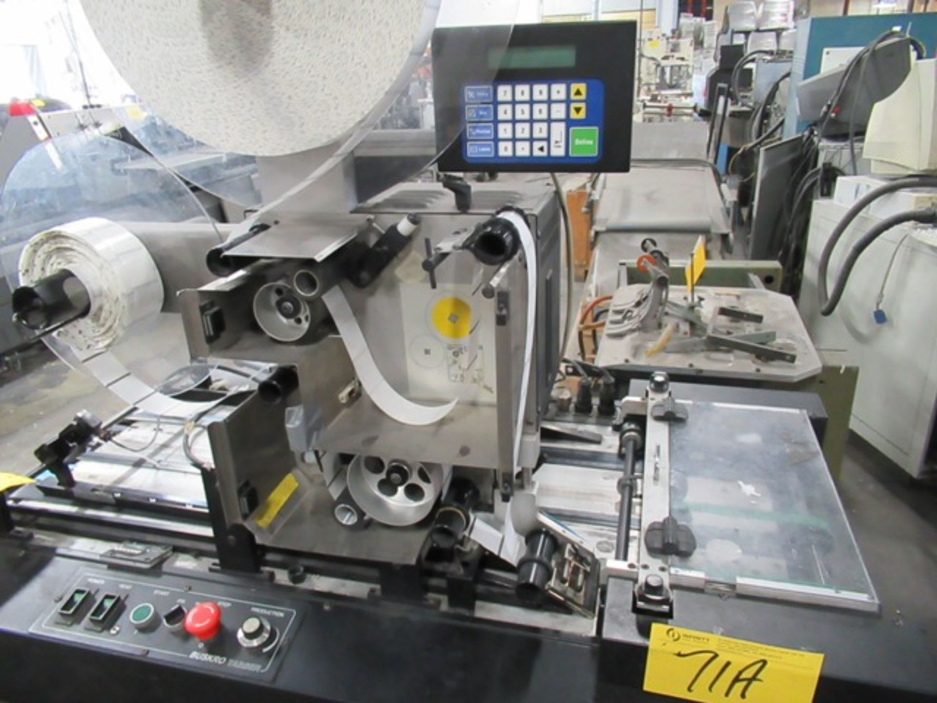 2006 BUSKRO BK 731 CLIP SEAL TABBER MACHINE, S/N 7310506241 W/DIGITAL CONTROL & BK730A BASE S/N - Image 2 of 3