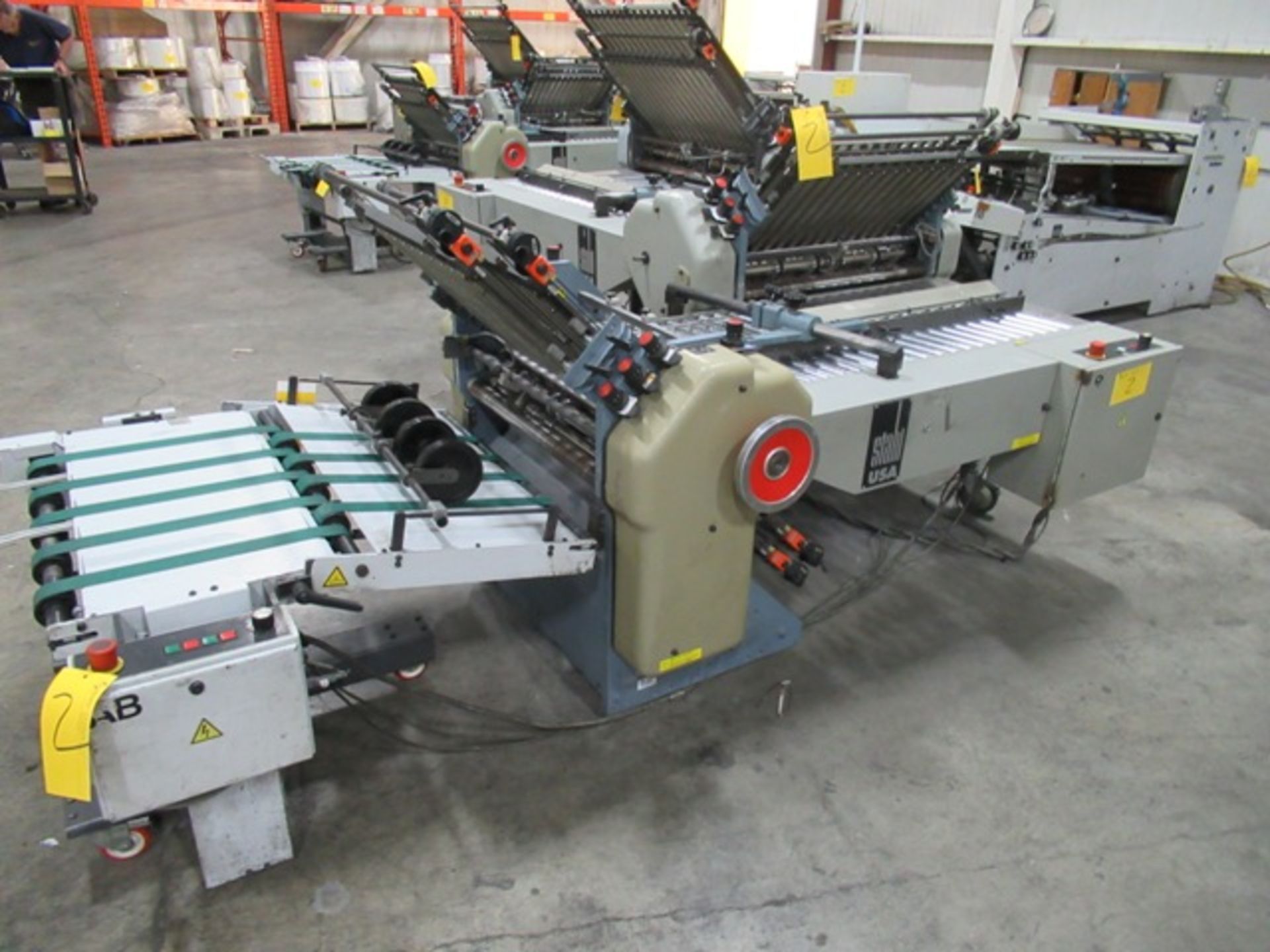 HEIDELBERG STAHL B-30/4 BRD CONTINUOUS FEED FOLDER, S/N 701242-160NE173, W/8 & 16 PG. SECTIONS, 4/ - Image 5 of 6