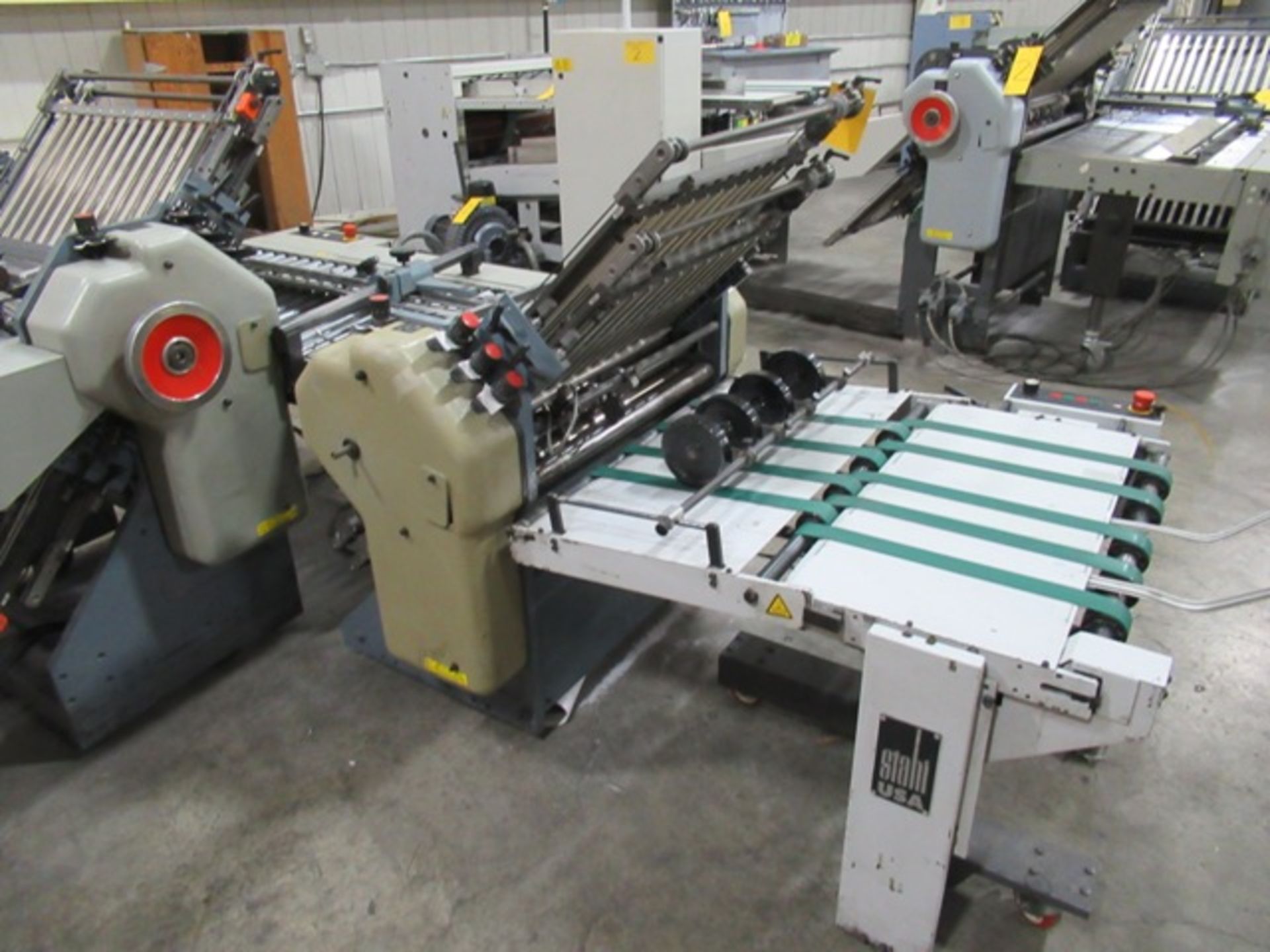 HEIDELBERG STAHL B-30/4 BRD CONTINUOUS FEED FOLDER, S/N 701019-160NE171W, W/PRESCORE SHAFT 8 & 16 - Image 4 of 6