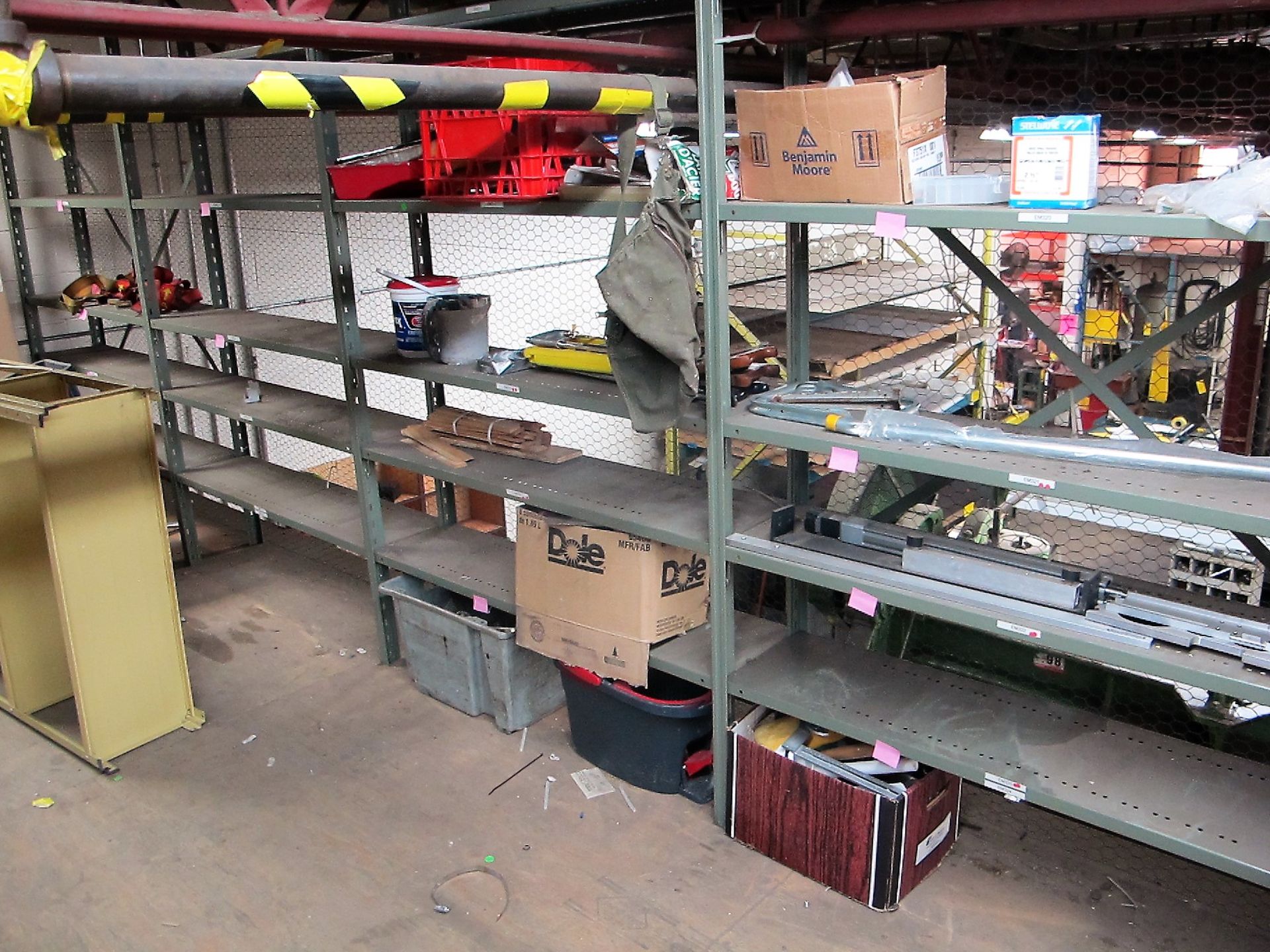 CONTENTS OF LOFT ROOM INCL 13 SECTIONS OF METAL RACKING W/CONTENTS - Image 2 of 3