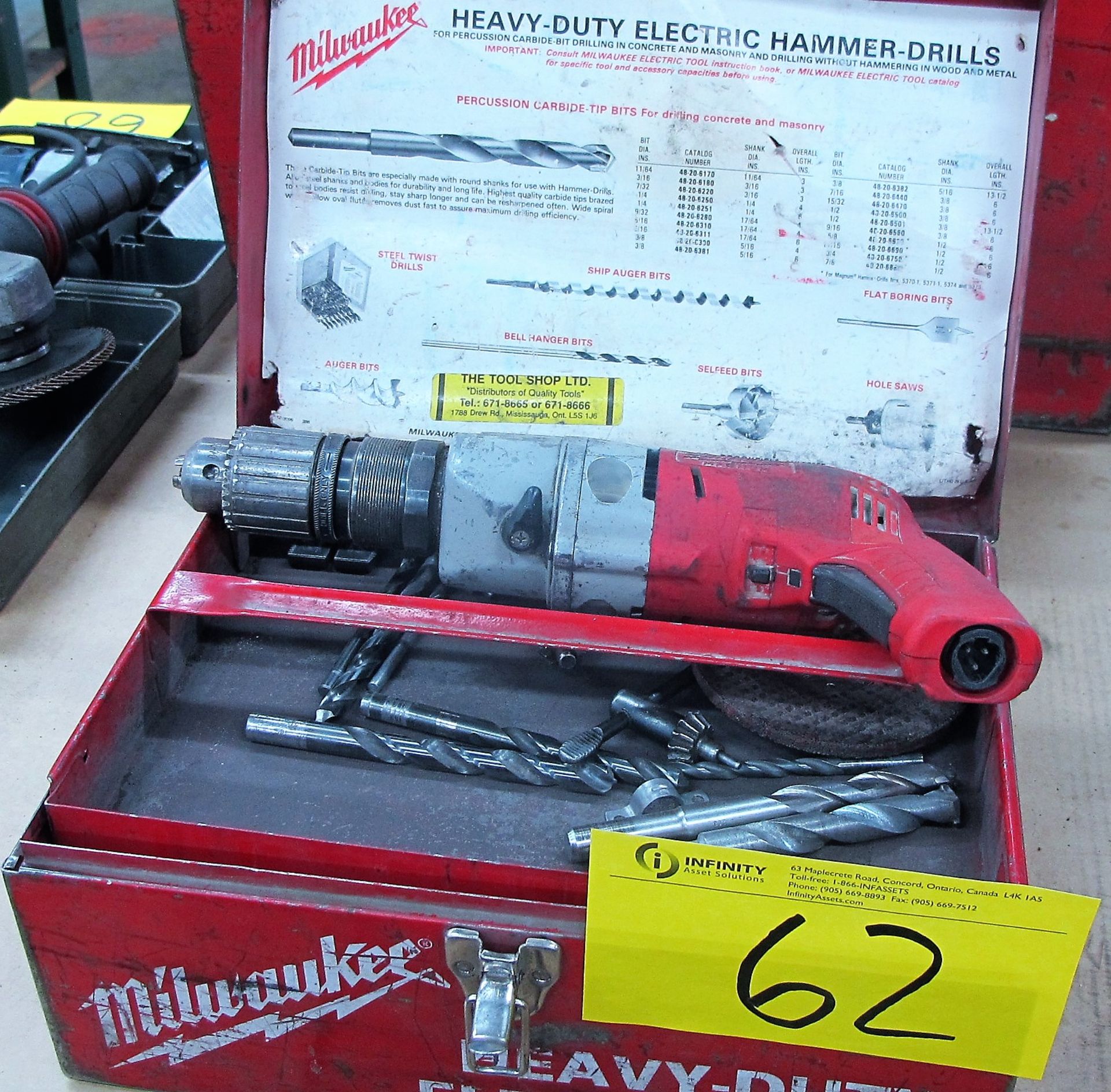 MILWAUKEE MAGNUM HAMMER DRILL