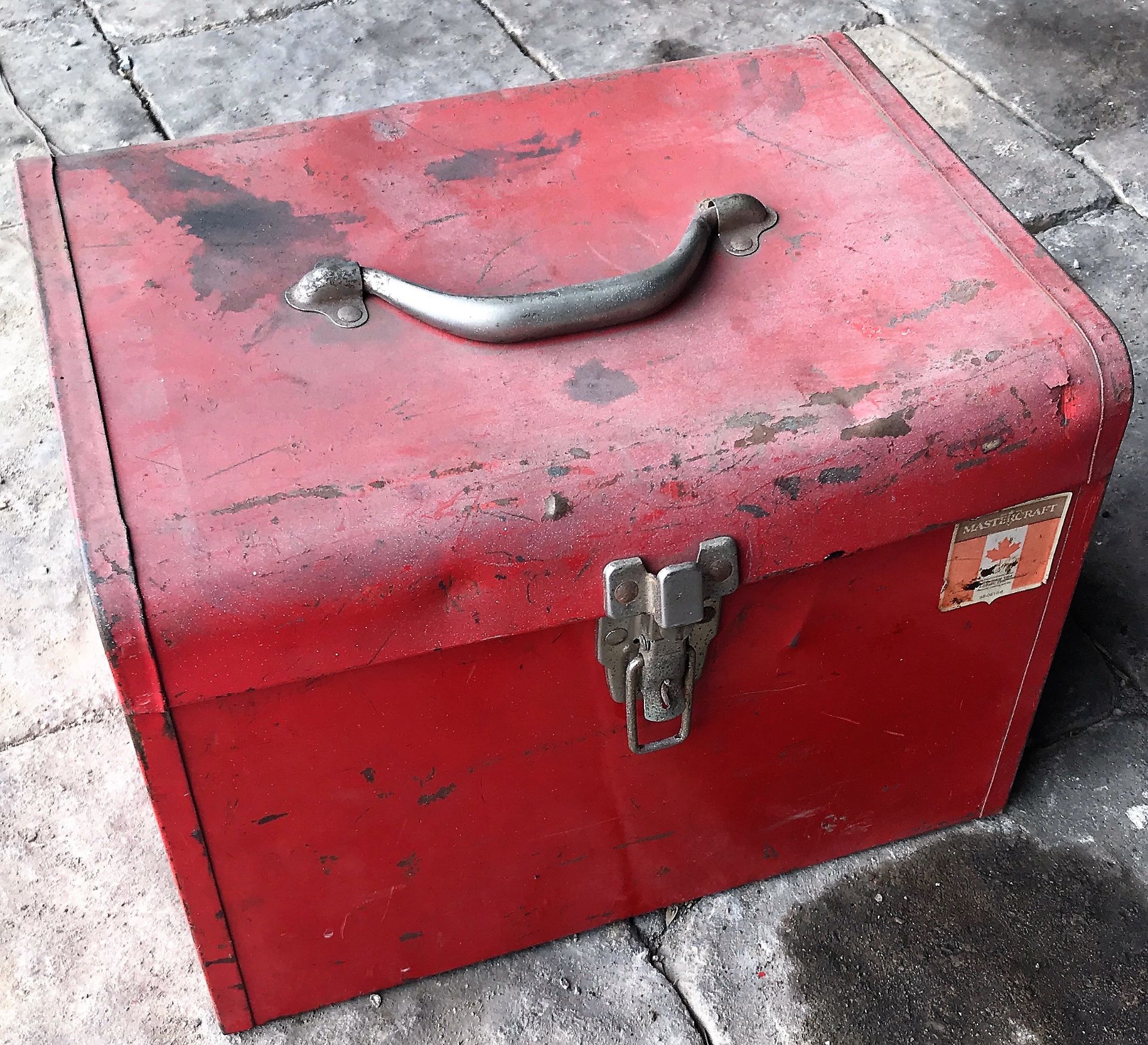 TOOLBOX W/ CONTENTS INCLUDING WRENCHES, SUPPLIES, ETC.