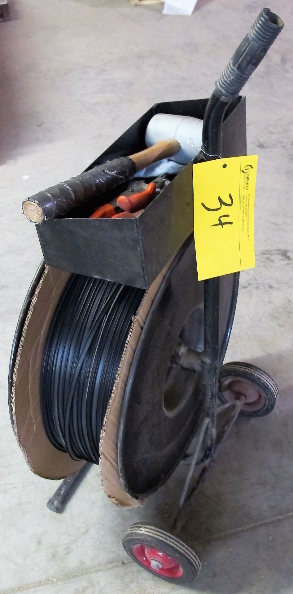 STRAPPING CART W/ TOOLS