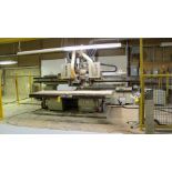 ANDERSON EXXACT DUO/MH CNC ROUTER, S/N 01-8820, 63" X 128" TABLE, FANUC SERIES 18M CONTROL, (2) HEAD