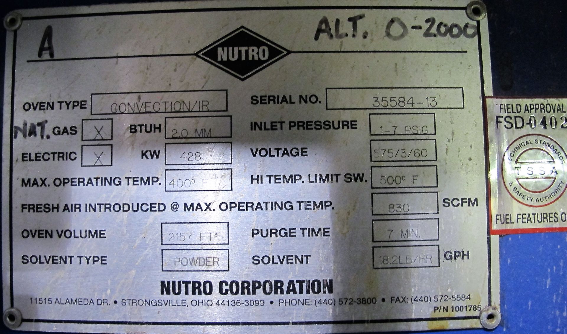 EN-BLOC POWDER COATING PAINT LINE & OVEN SYSTEM CONSISTING OF LOTS 2 THROUGH 7A (SUBJECT TO - Image 42 of 79