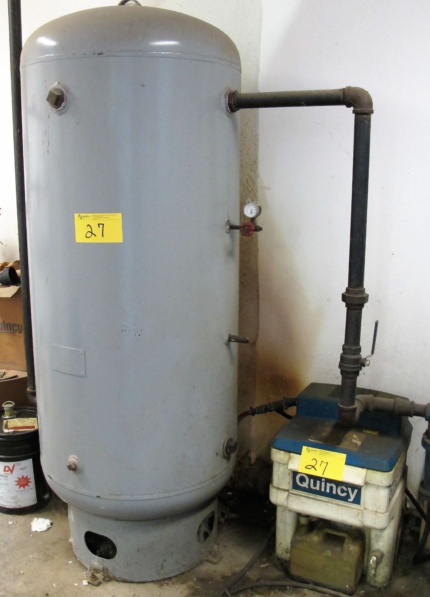 QUINCY OIL/WATER SEPARATOR W/ AIR RECEIVING TANK