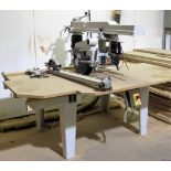 2001 SCMI RS 750 RADIAL ARM SAW, S/N 210899, 3,400 RPM