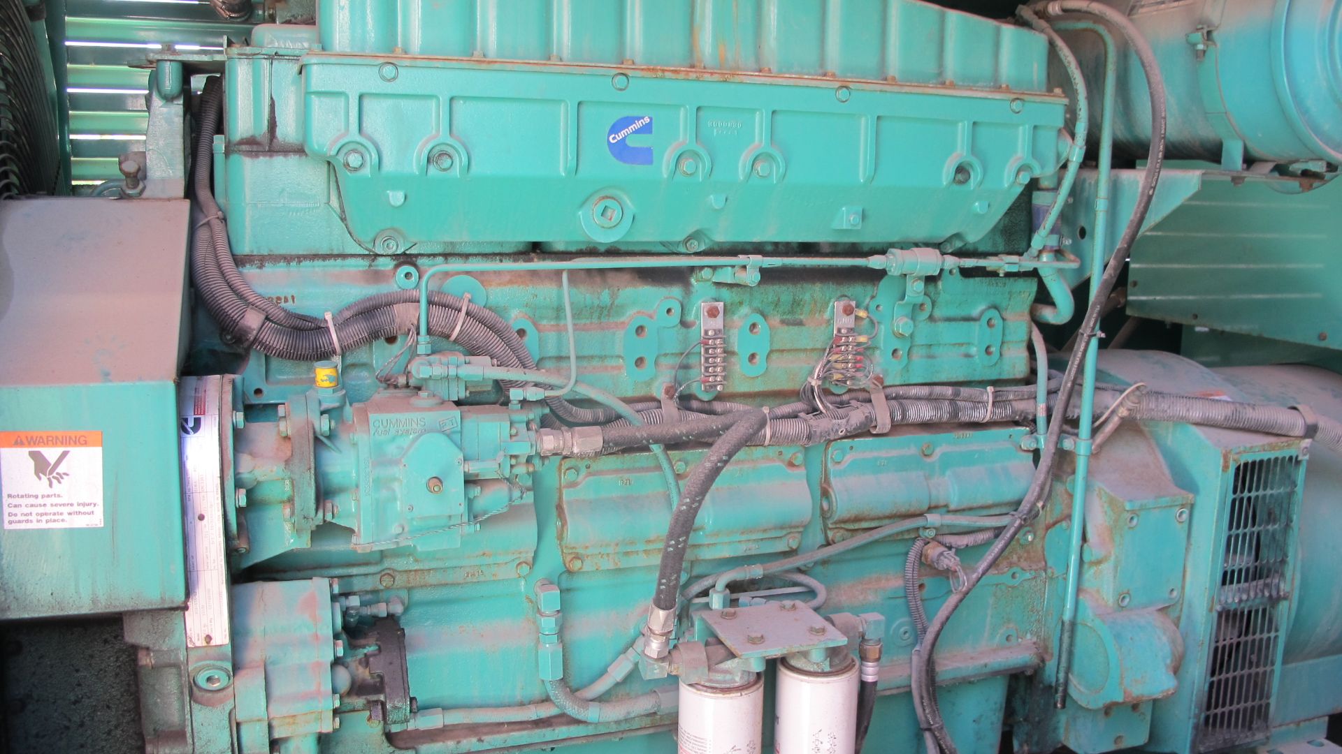 2000 CUMMINS NTA-855-G2 300 KVA DIESEL GENSET, S/N 33070, DIESEL ENGINE #30364216 (FILTERS AND - Image 4 of 6