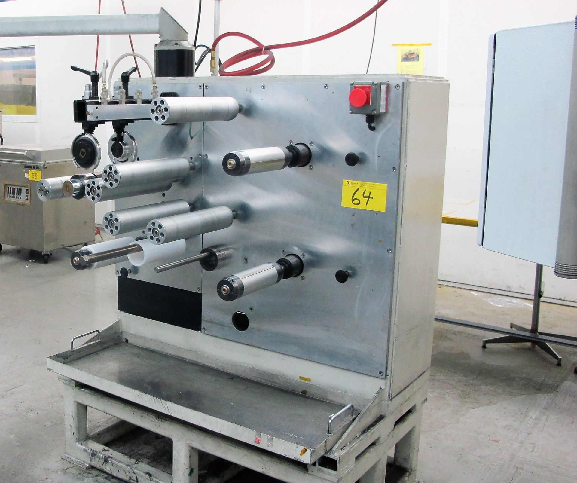 ELECTROFUEL INC SLITTER MACHINE, W/WINDERS/UNWINDERS AND SIEMENS TO200 CONTROL, DIENES PNEUMATIC