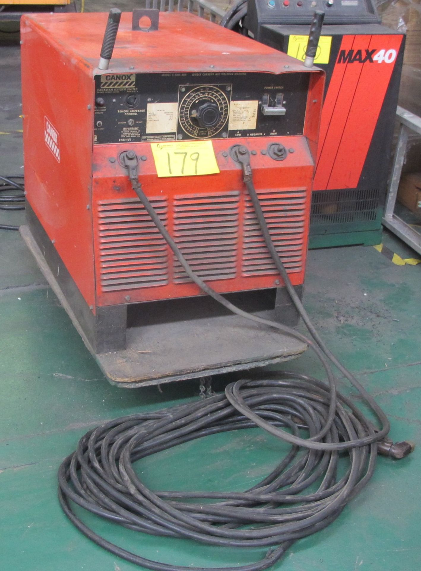 CANOX C-SRH-404 MIG WELDER W/CABLES, GUN AND CART - Image 2 of 3