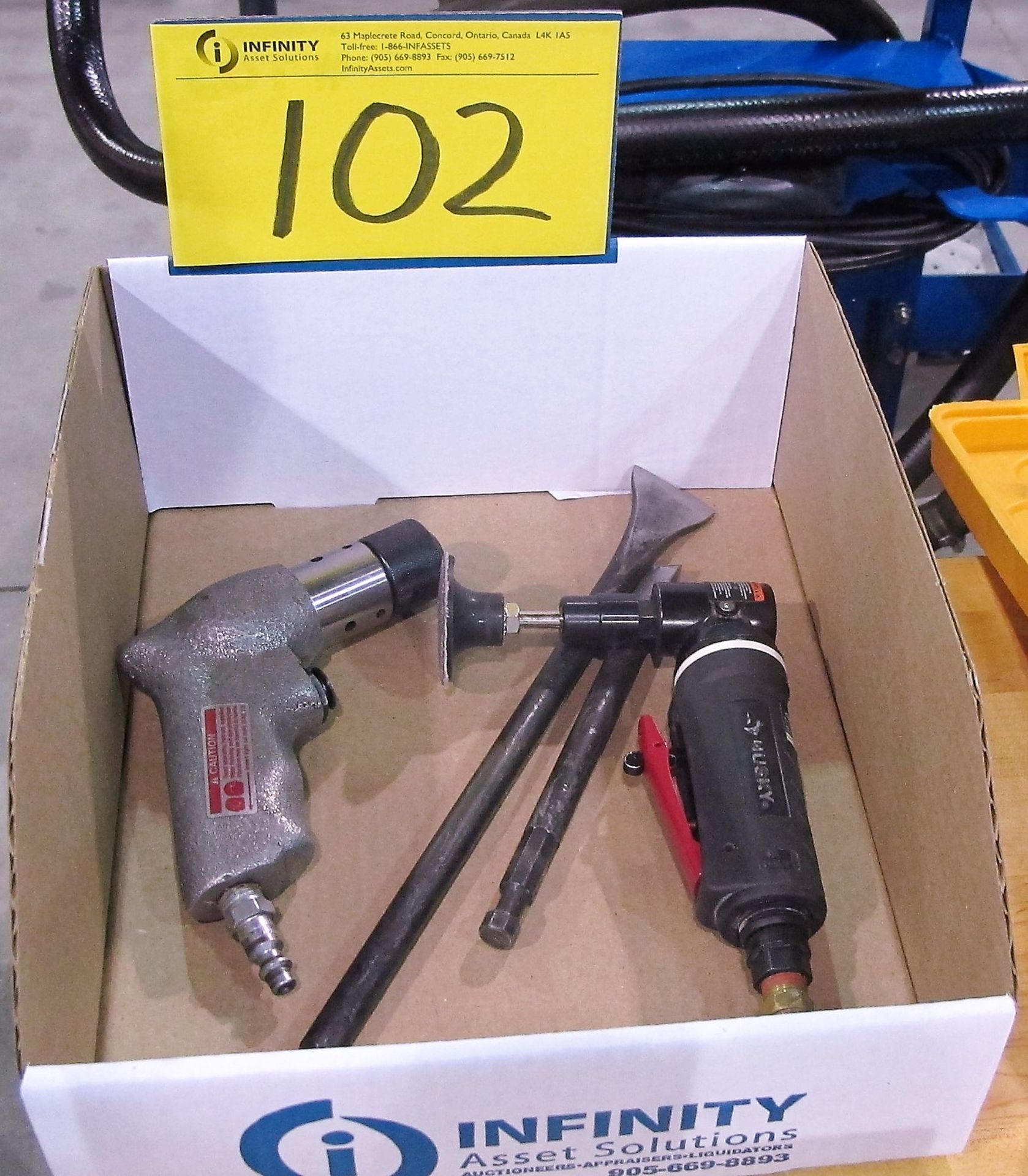 HUSKY/BARTON BULLY PNEUMATIC POLISHER AND CHISEL