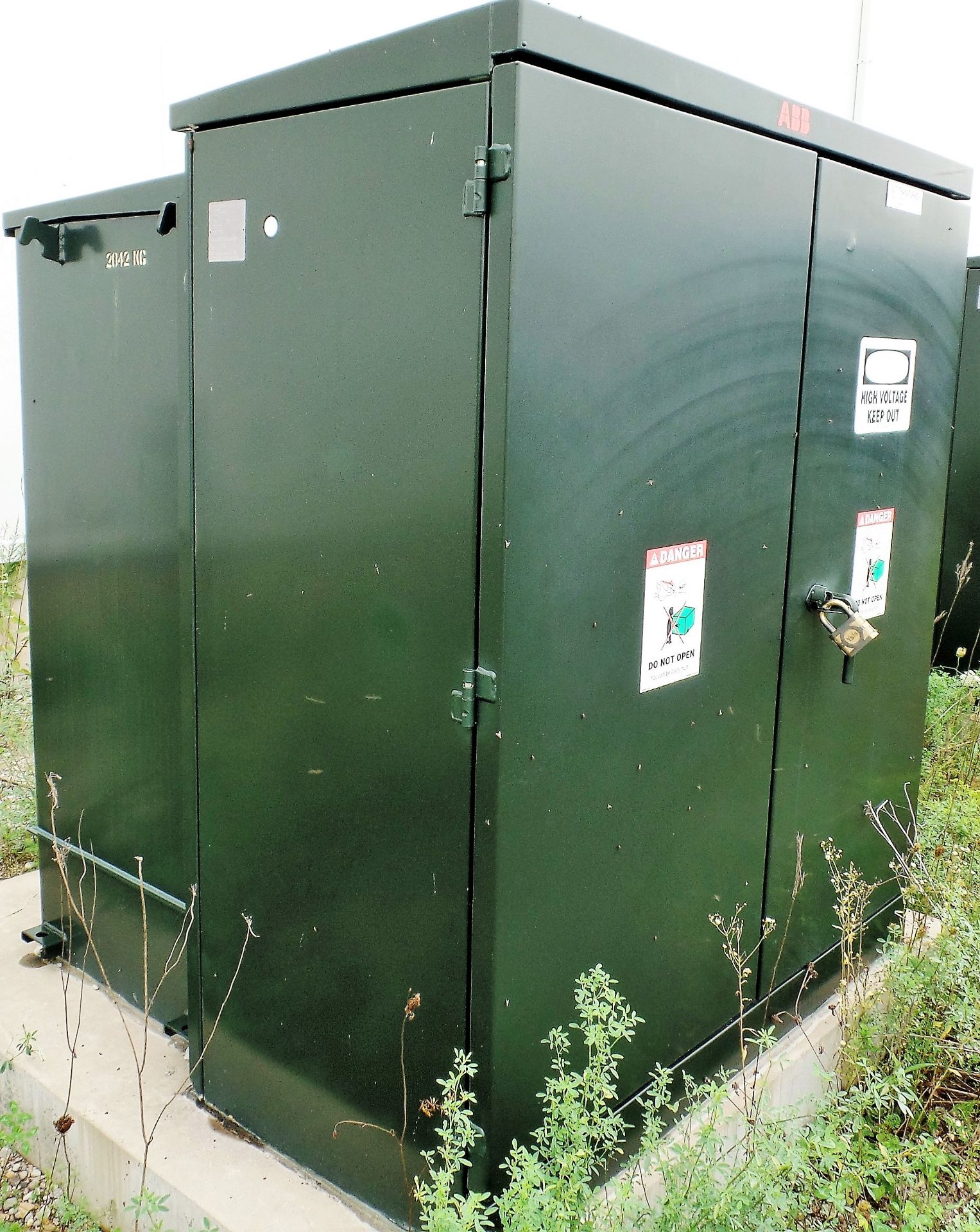 2013 ABB POWER 250KVA OUTDOOR TRANSFORMER, 27,600 PRIMARY, 600Y/347 SECONDARY, S/N 13JC672460001 (