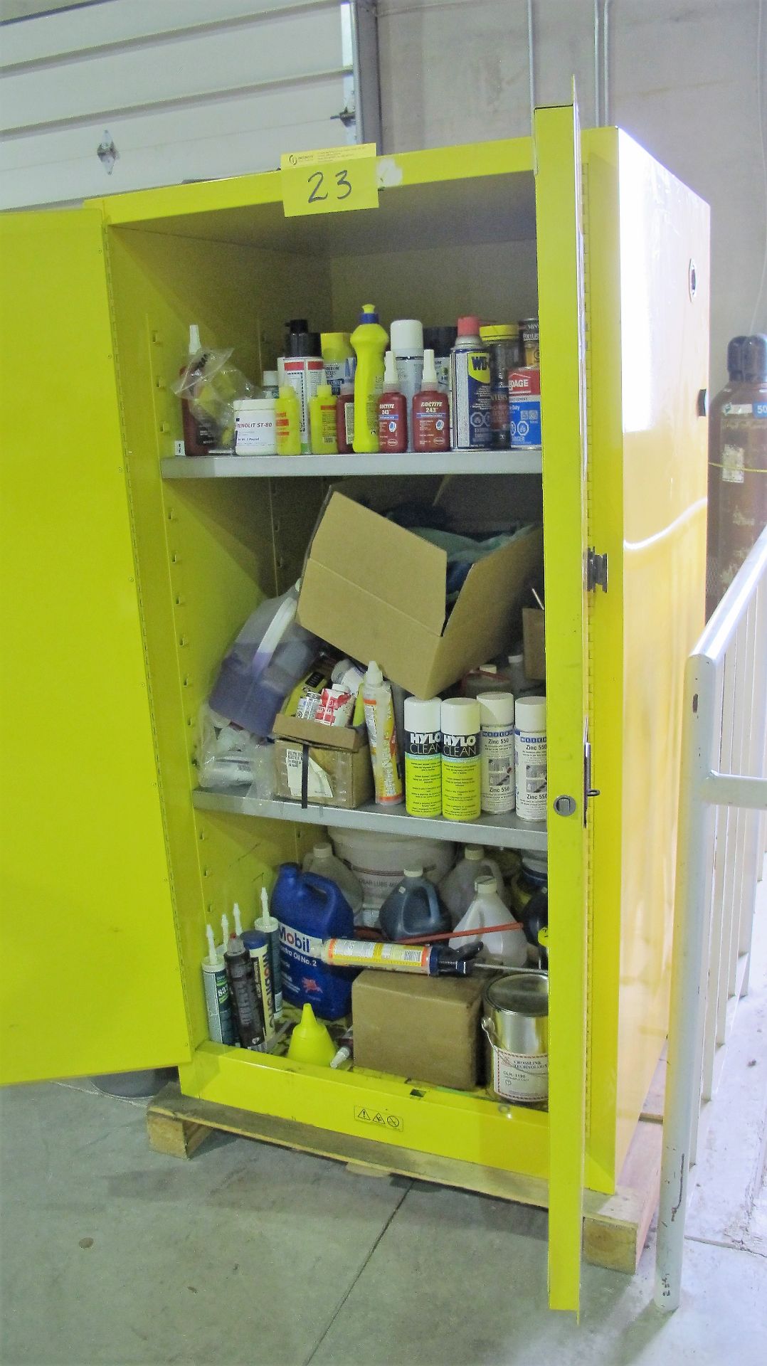 JUSTRITE FIRE PROOF CABINET AND CONTENTS
