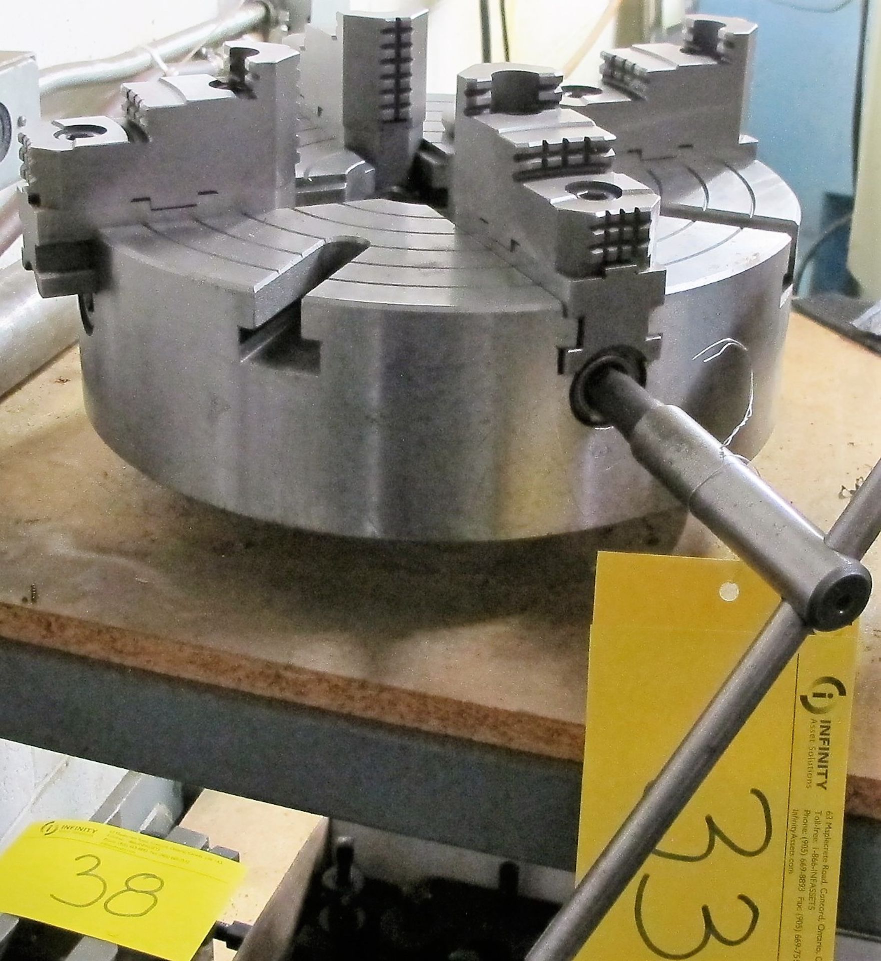 4 JAW CHUCK, 12" DIAMETER