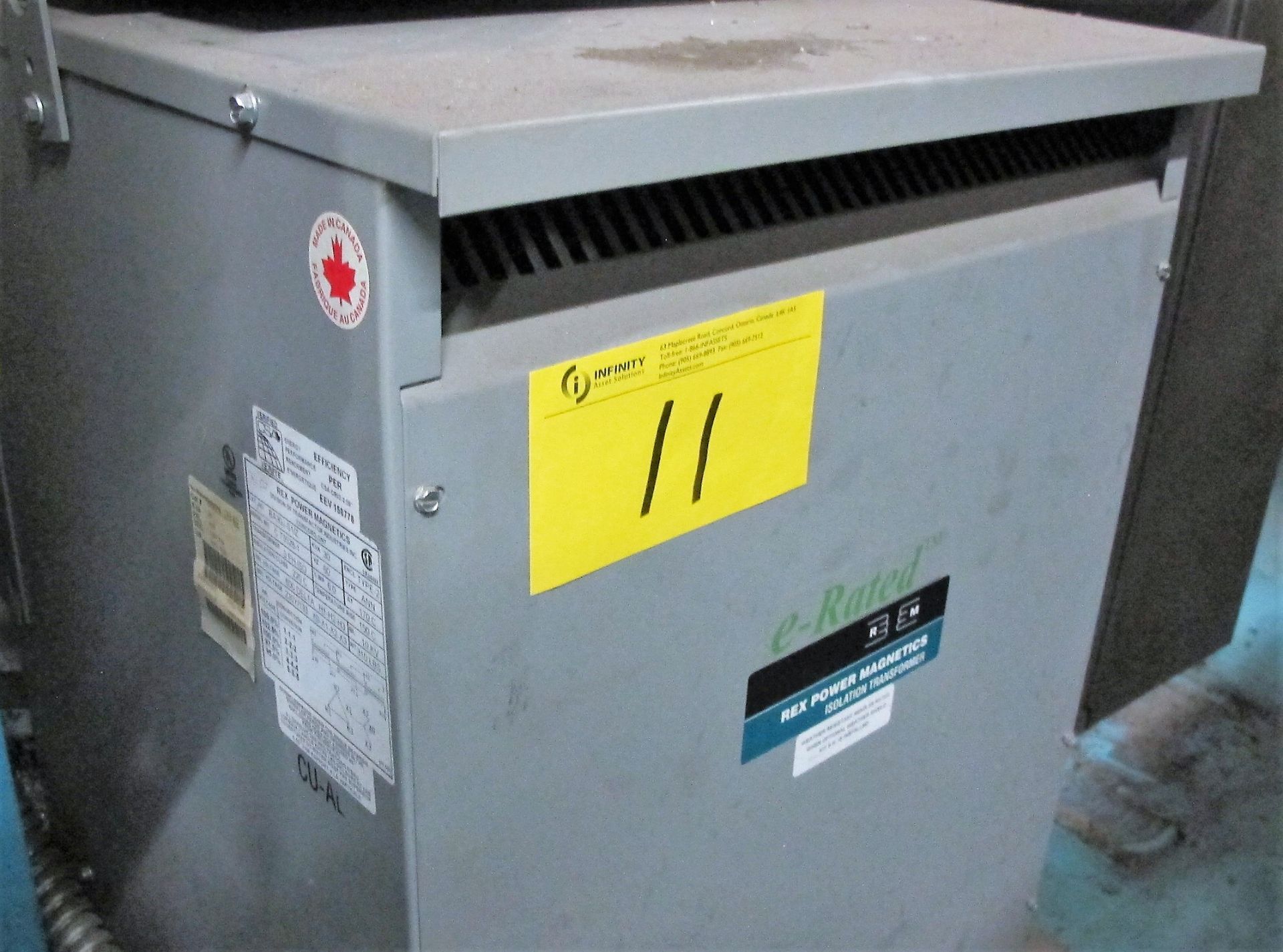 REX MANUFACTURING 30 KVA TRANSFORMER